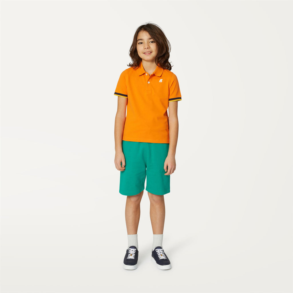 Polo Shirts_Boy_P. VINCENT_Polo_Orange Russet - Commercial 4