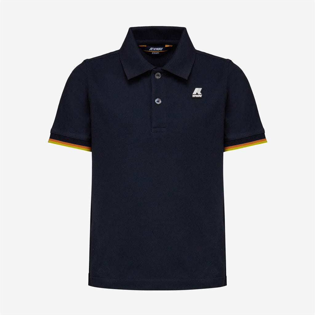 Polo Shirts_Boy_P. VINCENT_Polo_Blue Depth - Commercial 1