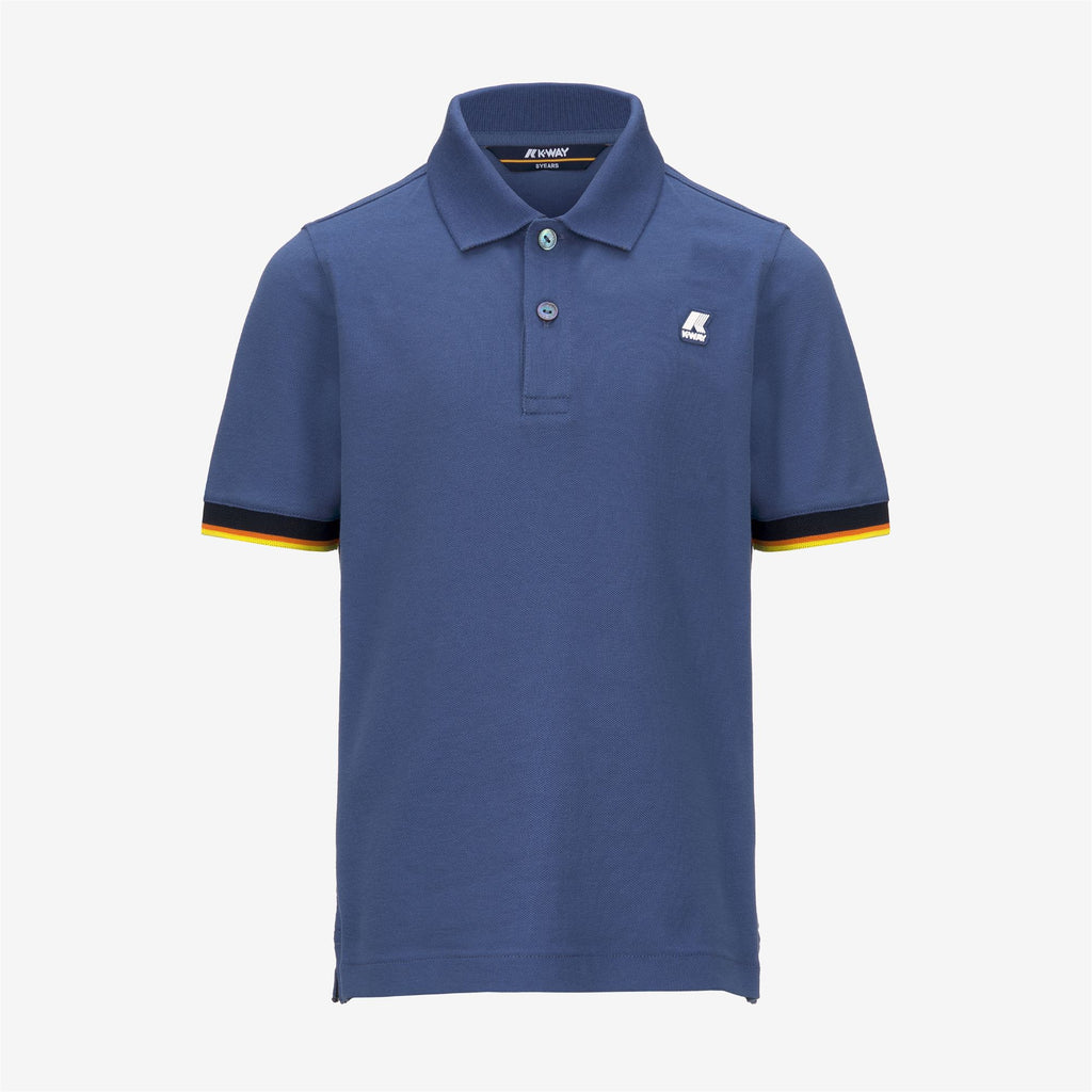 Polo Shirts_Boy_P. VINCENT_Polo_Blue Fiord - Commercial 1