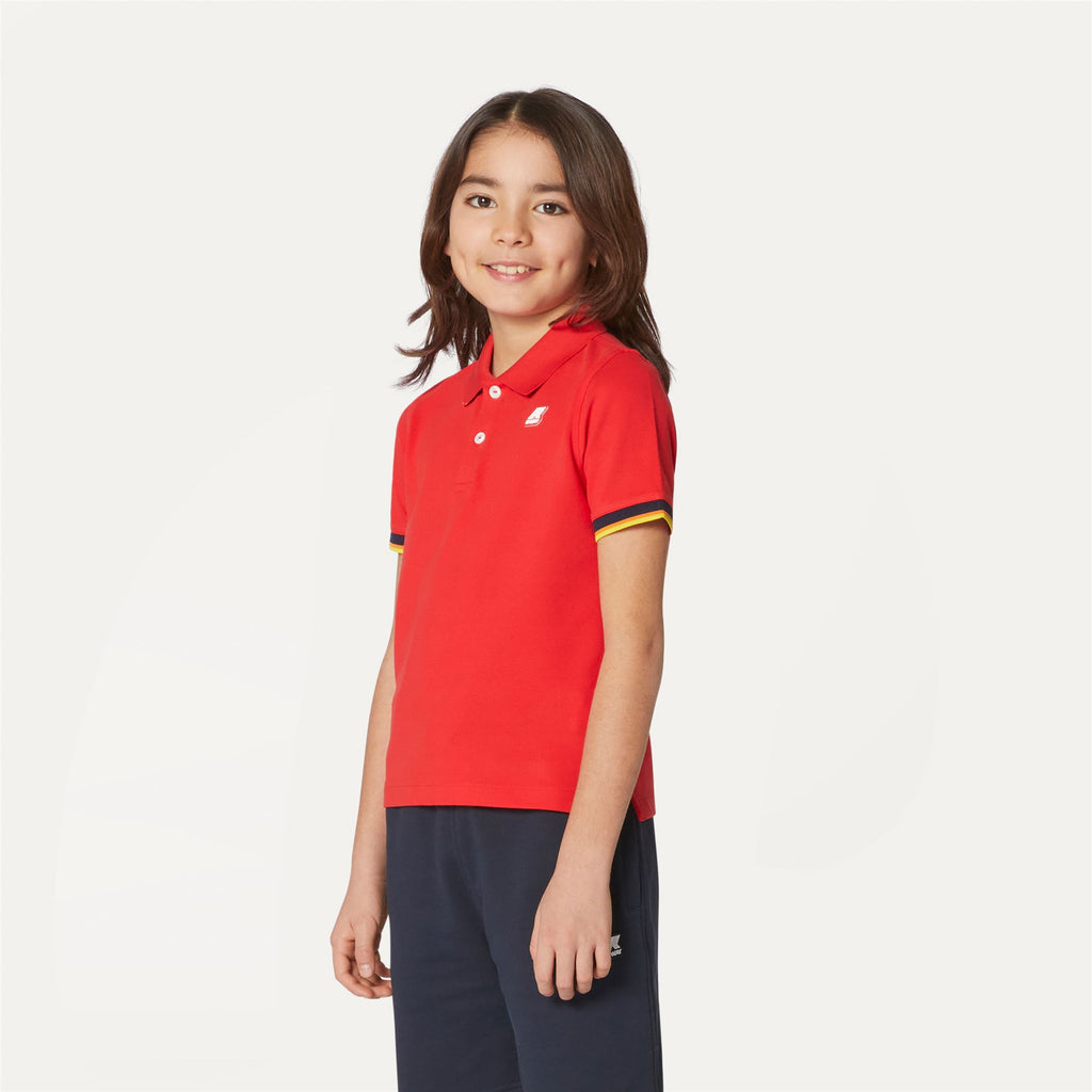 Polo Shirts_Boy_P. VINCENT_Polo_Red - Commercial 5