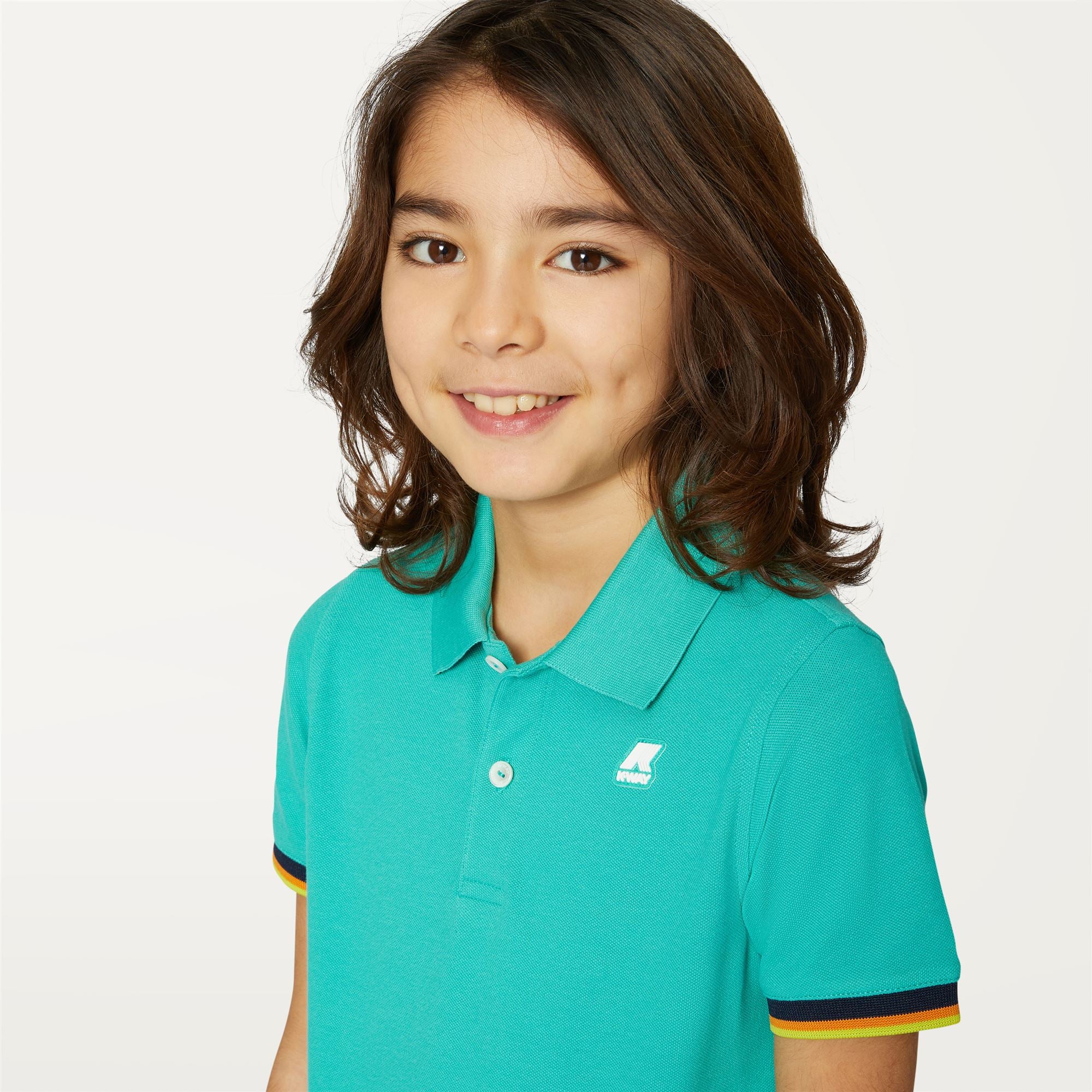 Polo Shirts_Boy_P. VINCENT_Polo_Green Marine - Commercial 7