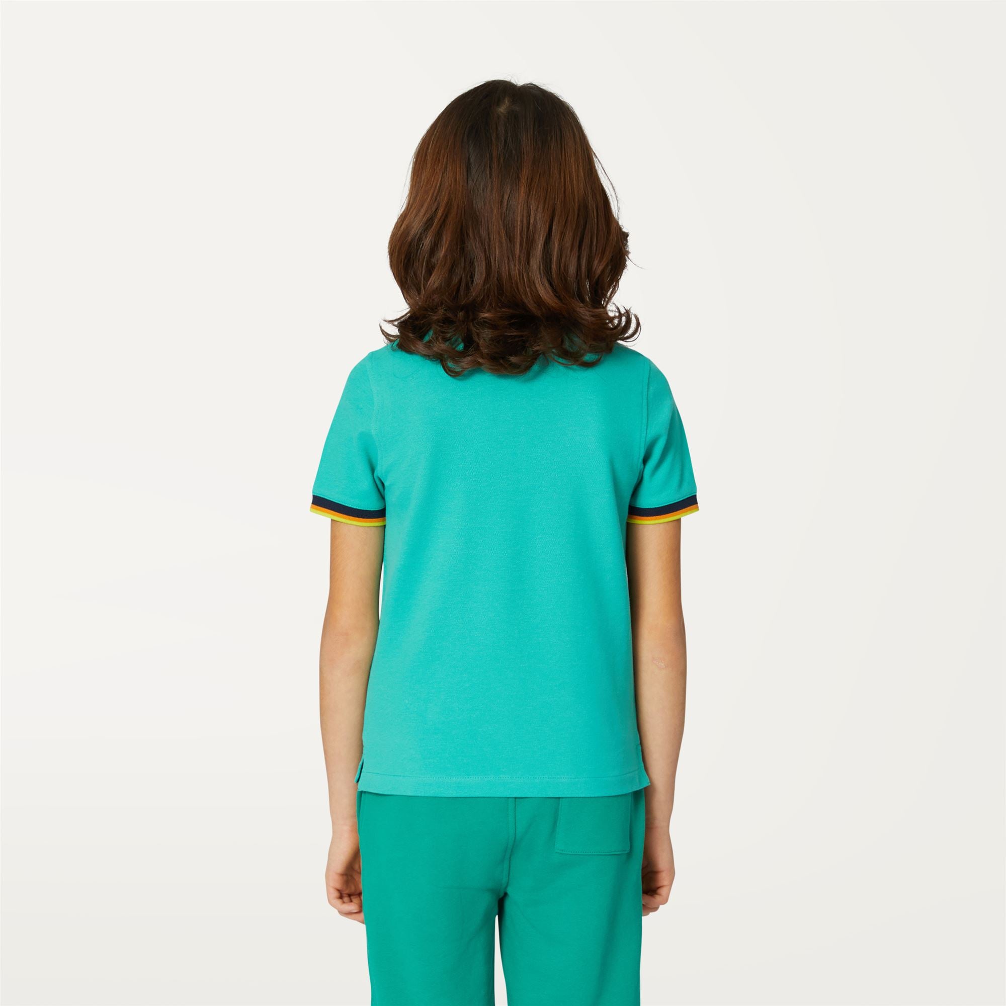 Polo Shirts_Boy_P. VINCENT_Polo_Green Marine - Commercial 6
