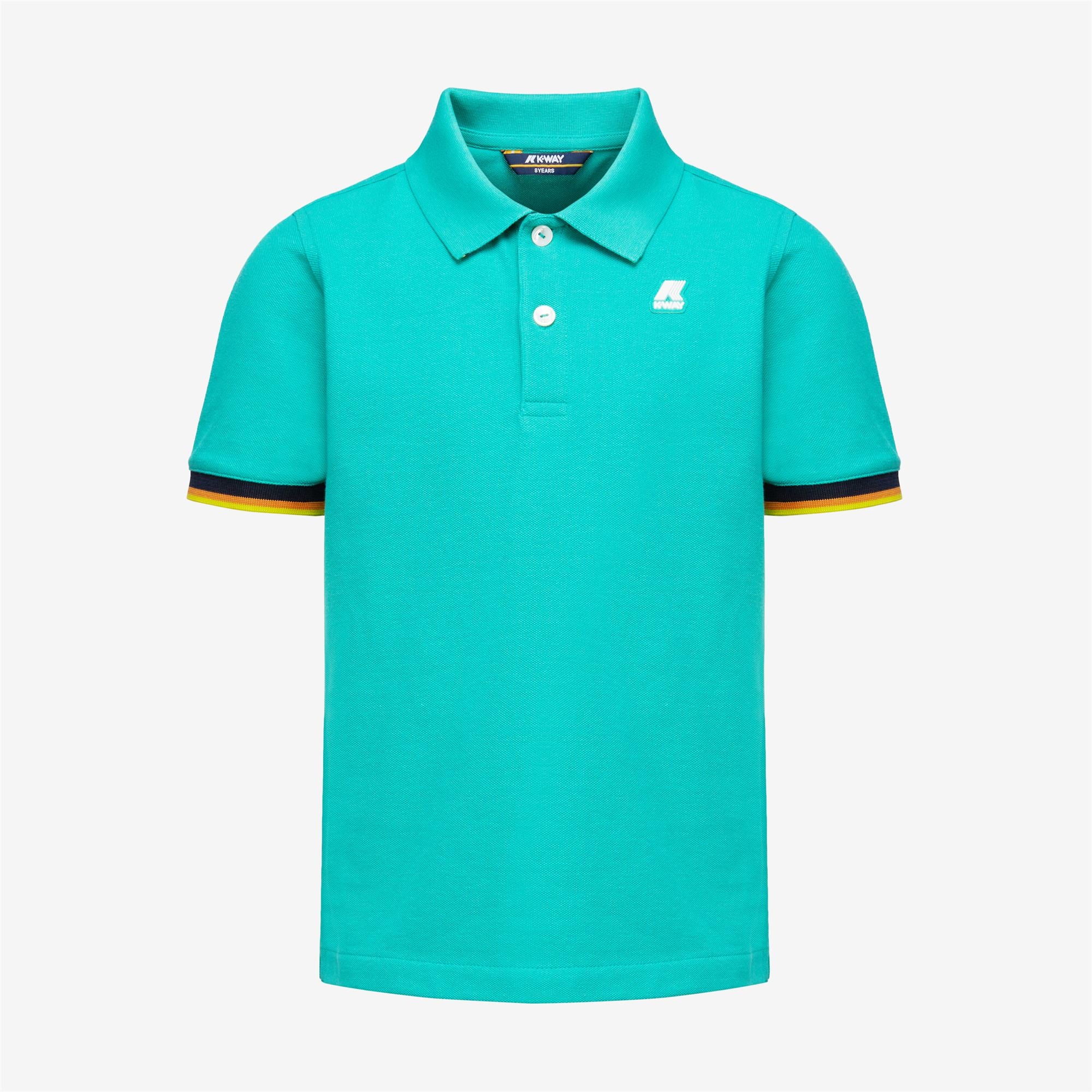 Polo Shirts_Boy_P. VINCENT_Polo_Green Marine - Commercial 1