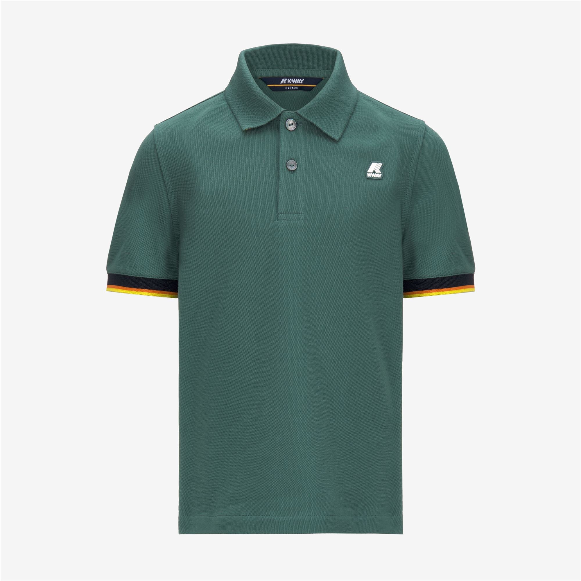 Polo Shirts_Boy_P. VINCENT_Polo_Green Palm - Commercial 1