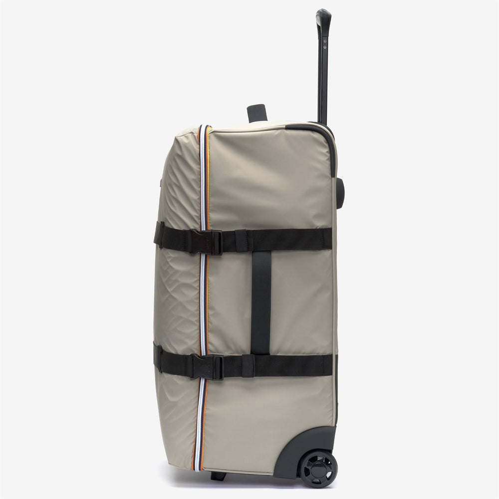 Carro de equipaje unisex verde con ruedas y múltiples compartimentos 02