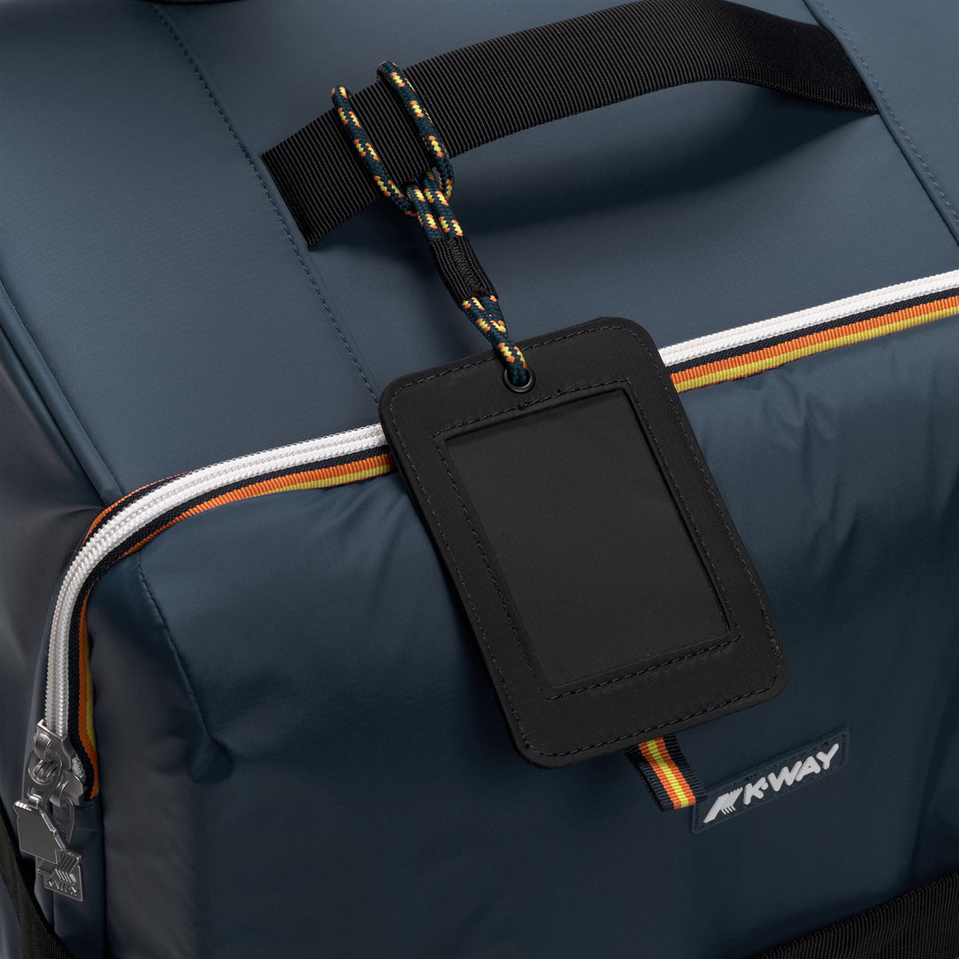 Maleta unisex con ruedas y bolsillos, color azul main