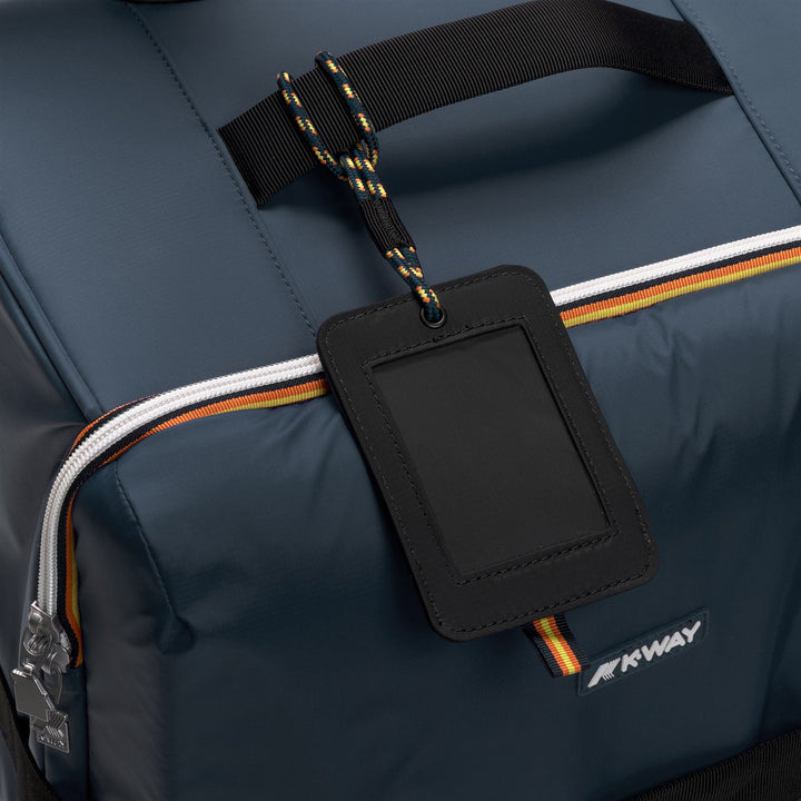 Maleta unisex con ruedas y bolsillos, color azul 4