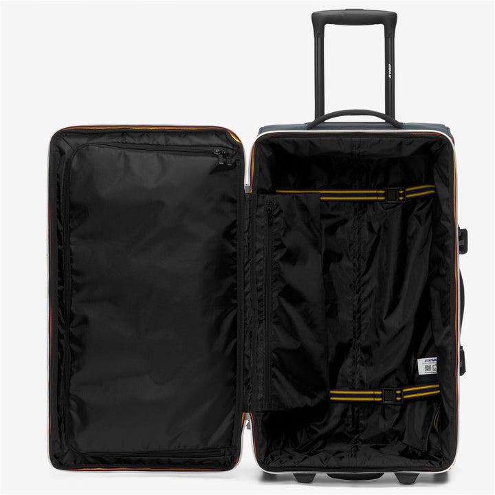 Borsa trolley Blossac M unisex grigia con ruote 3