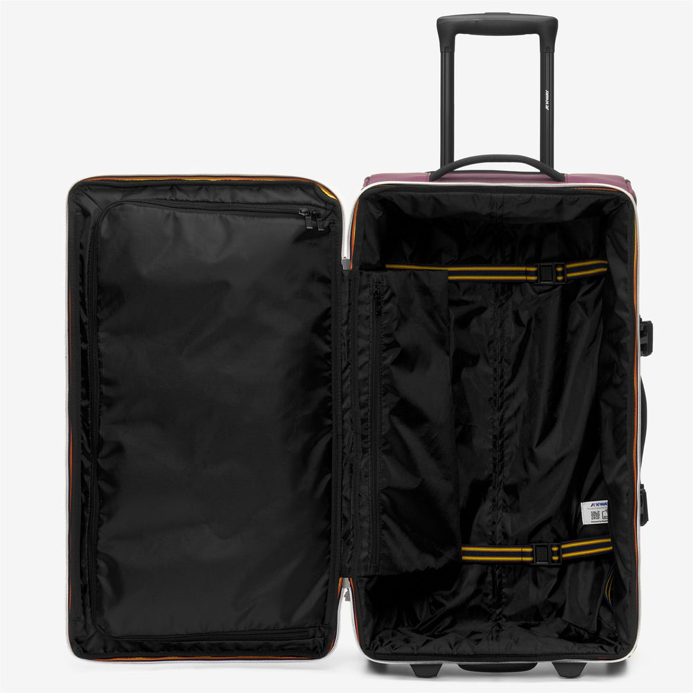 BLOSSAC M - Luggage Bags - Trolley - Unisex - VIOLET MAUVE WINE-BLACK PURE 02