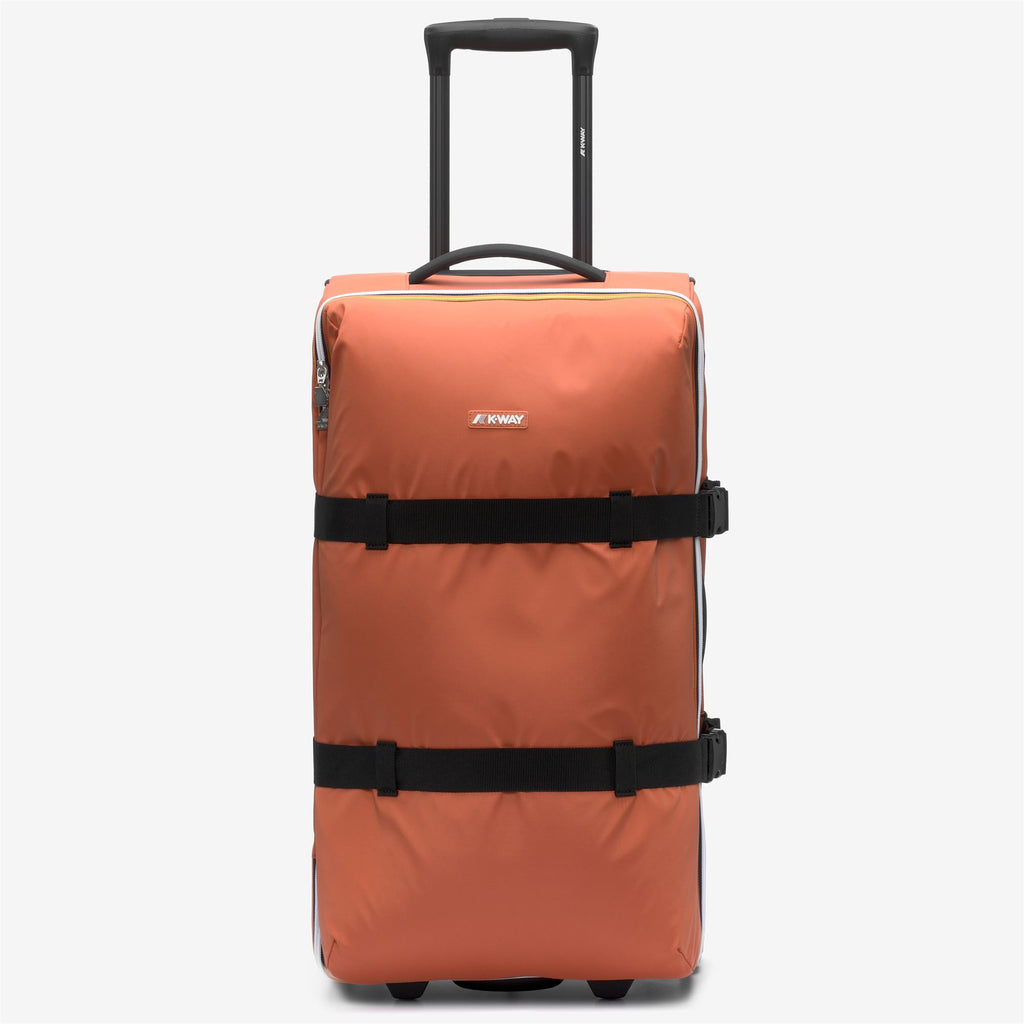 Luggage Bags_Unisex_BLOSSAC M_Trolley_Orange Brownish-Black Pure - Commercial 1