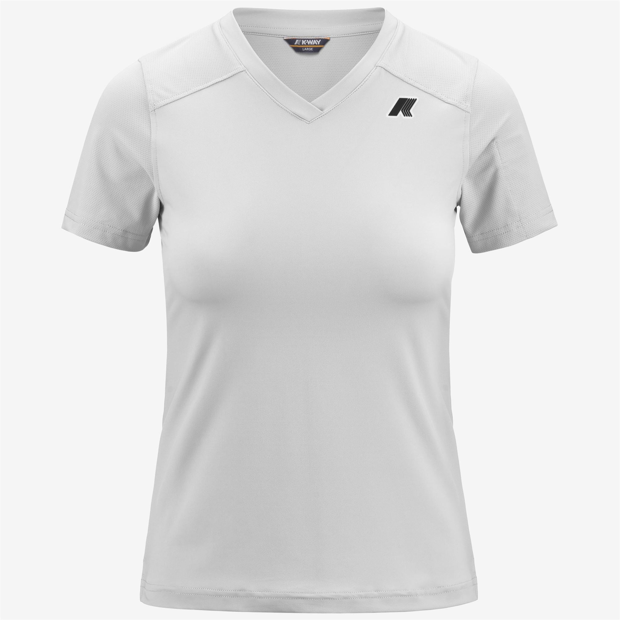 T-Shirts & Top_Woman_GANNAT_T-Shirt_Grey Ash - Commercial 1