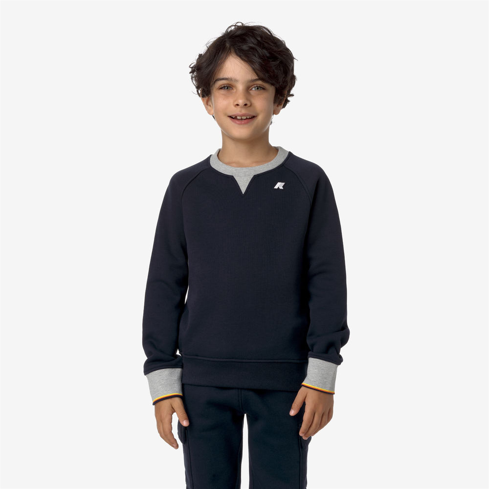 Blue Depth Boy's Fleece Pullover for City Wear 02