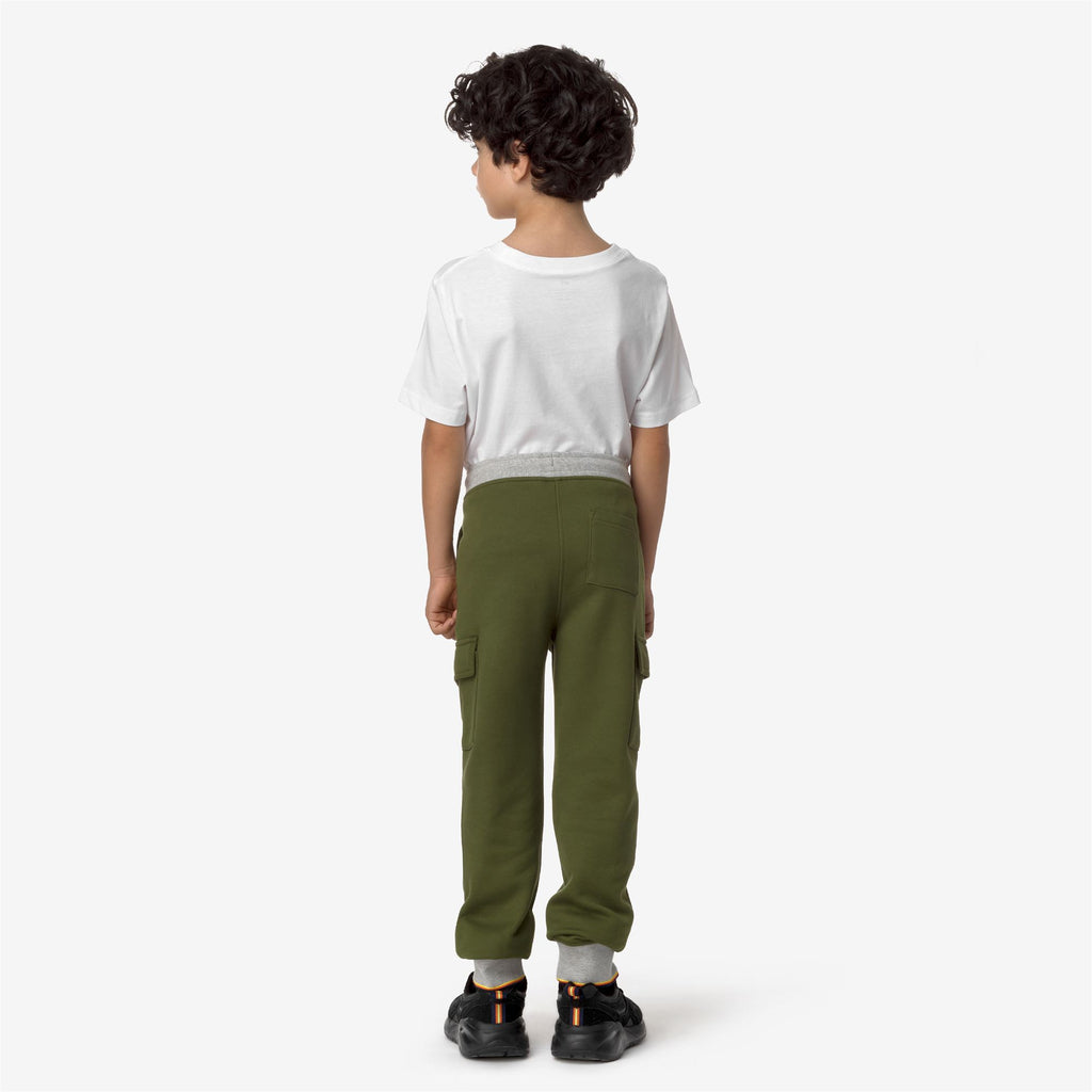 Pants_BOY_P. MICK STRIPES_Sport Trousers_Green Cypress - Commercial 6
