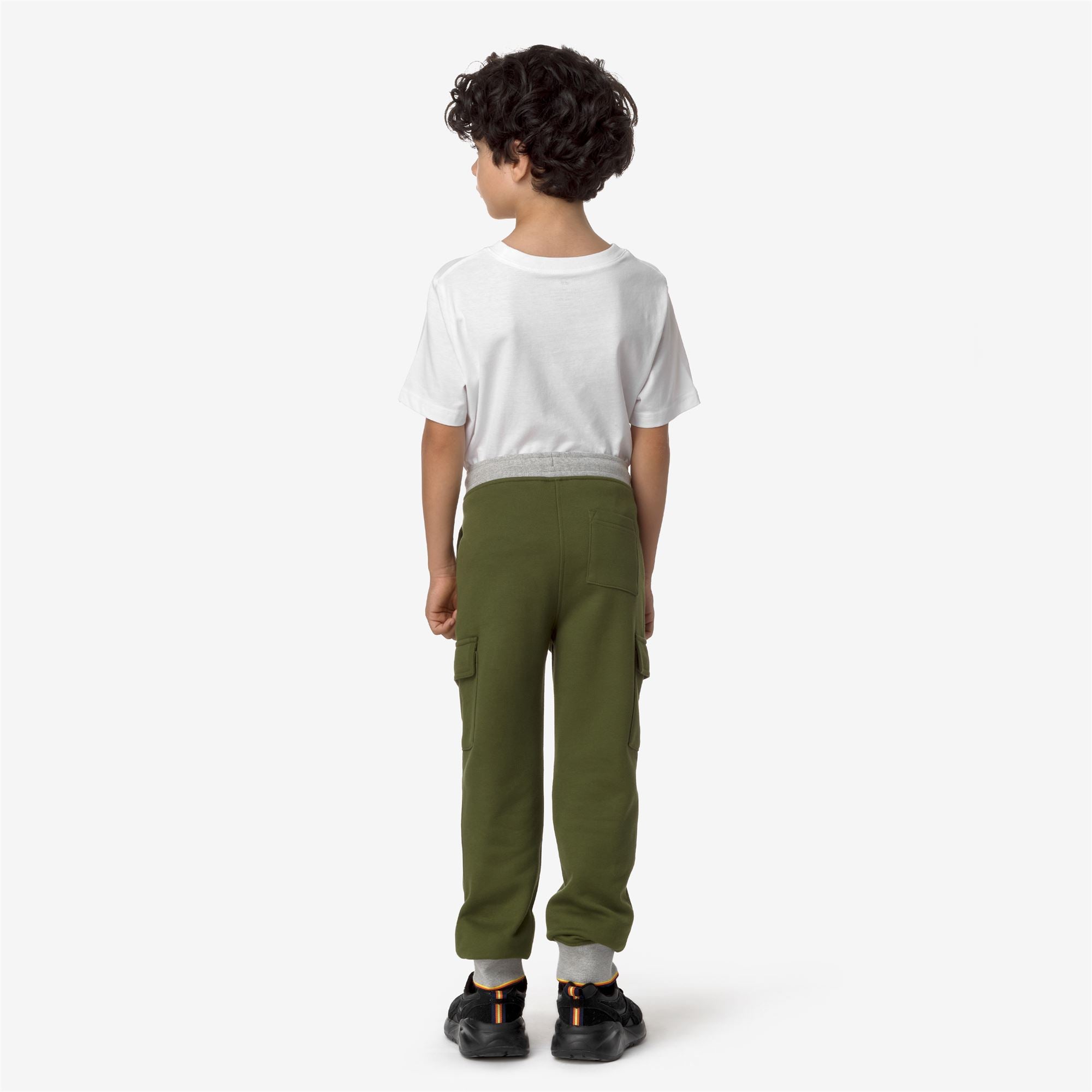 Pants_BOY_P. MICK STRIPES_Sport Trousers_Green Cypress - Commercial 6