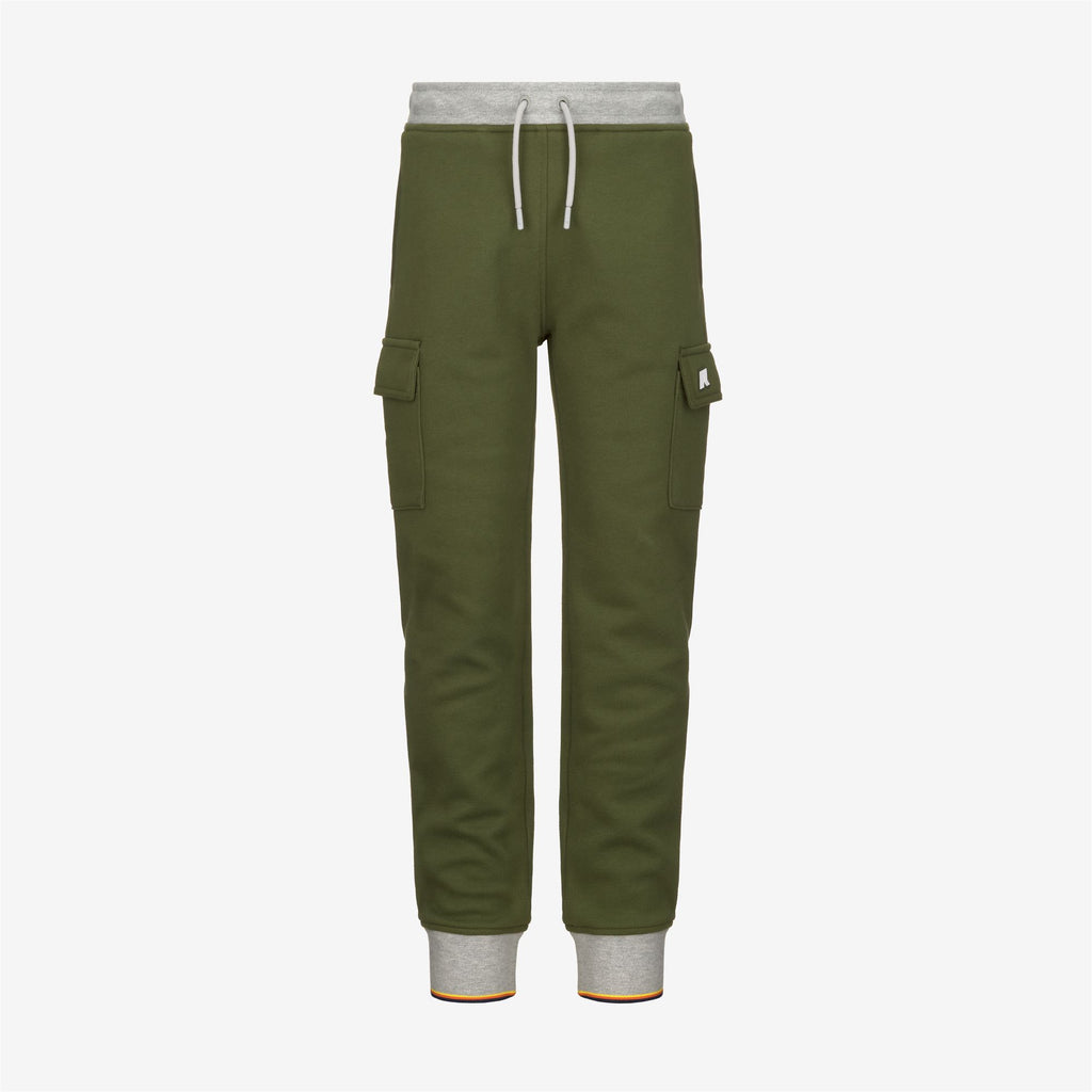 Pants_BOY_P. MICK STRIPES_Sport Trousers_Green Cypress - Commercial 1