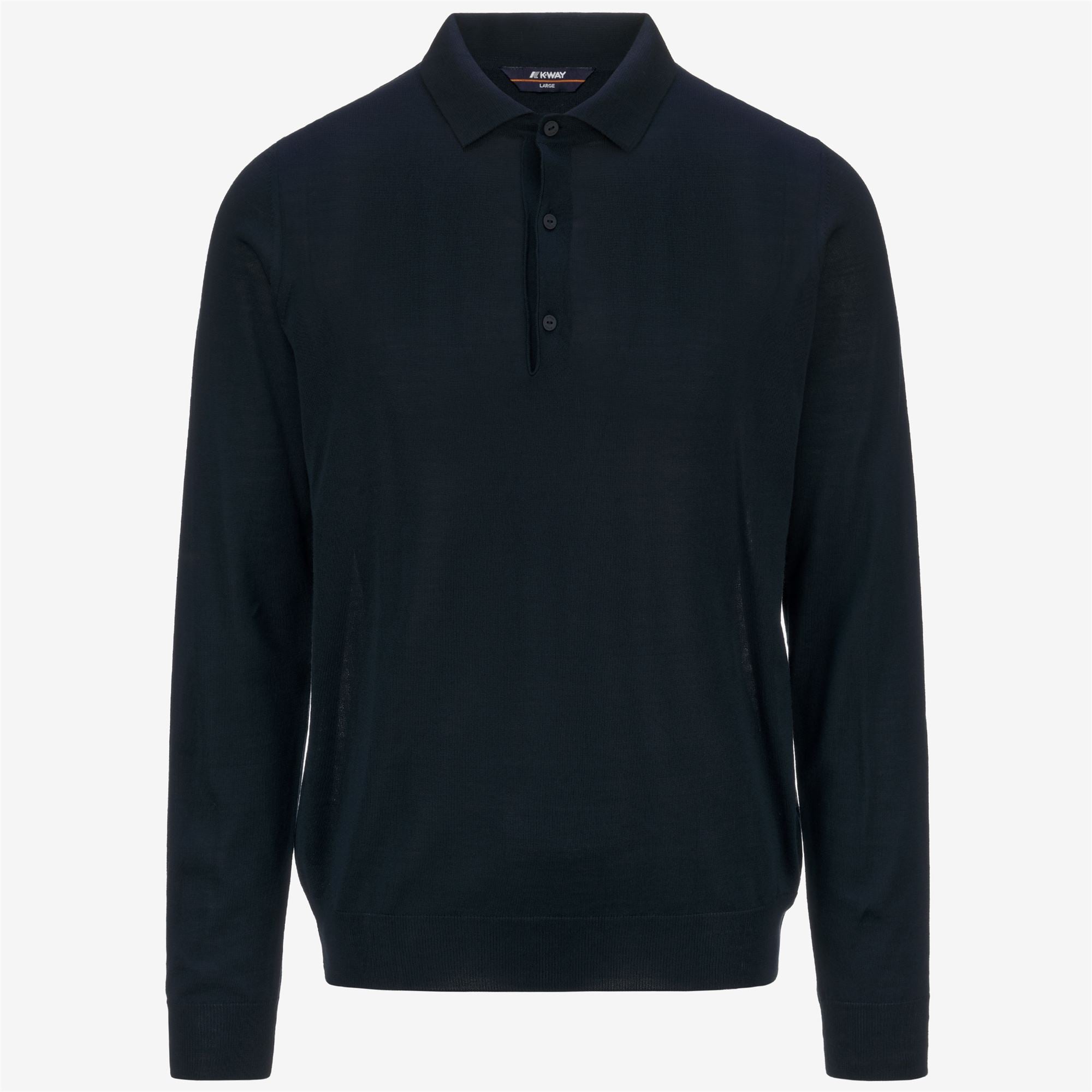 Knitwear_MAN_REY WOOL MERINO BLEND_Pull Over_Blue Depth - Commercial 1