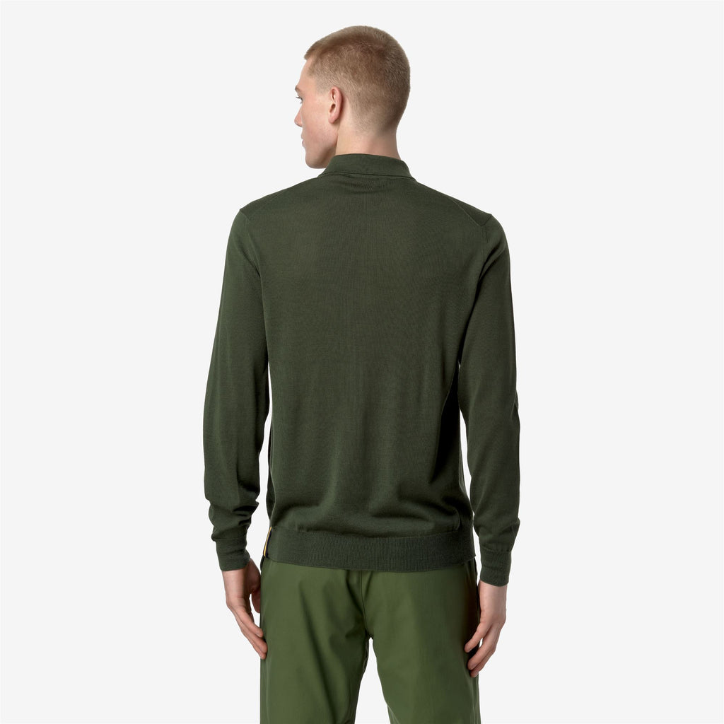 Knitwear_MAN_REY WOOL MERINO BLEND_Pull Over_Green Black Forest - Commercial 6