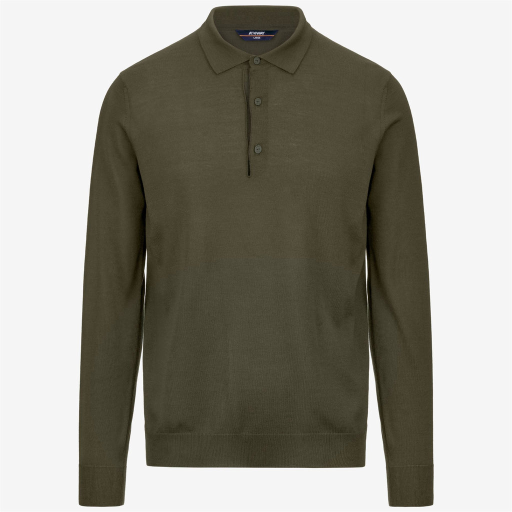Knitwear_MAN_REY WOOL MERINO BLEND_Pull Over_Green Winter - Commercial 1