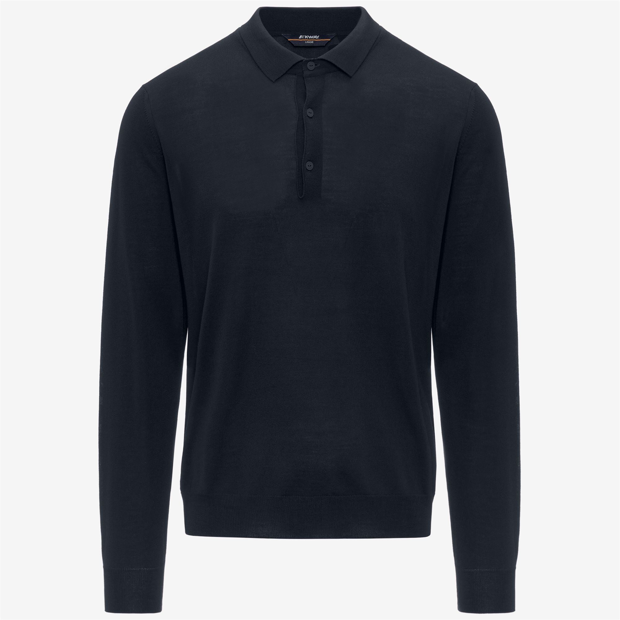 Knitwear_MAN_REY WOOL MERINO BLEND_Pull Over_Blue Depth - Commercial 1