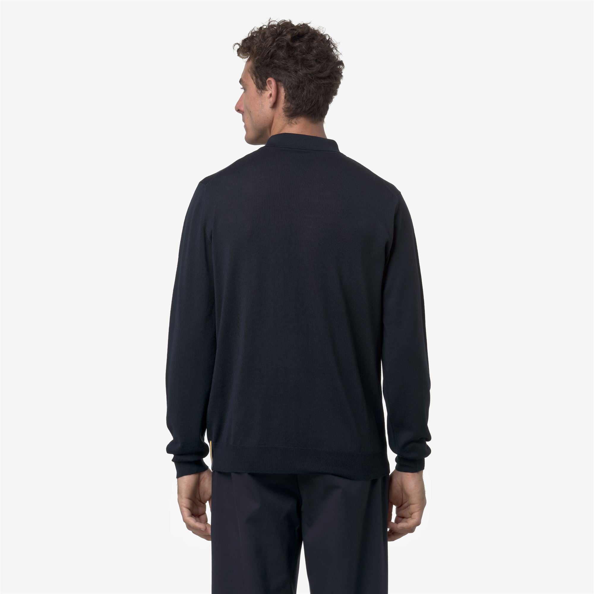 Knitwear_MAN_REY WOOL MERINO BLEND_Pull Over_Blue Depth - Commercial 6