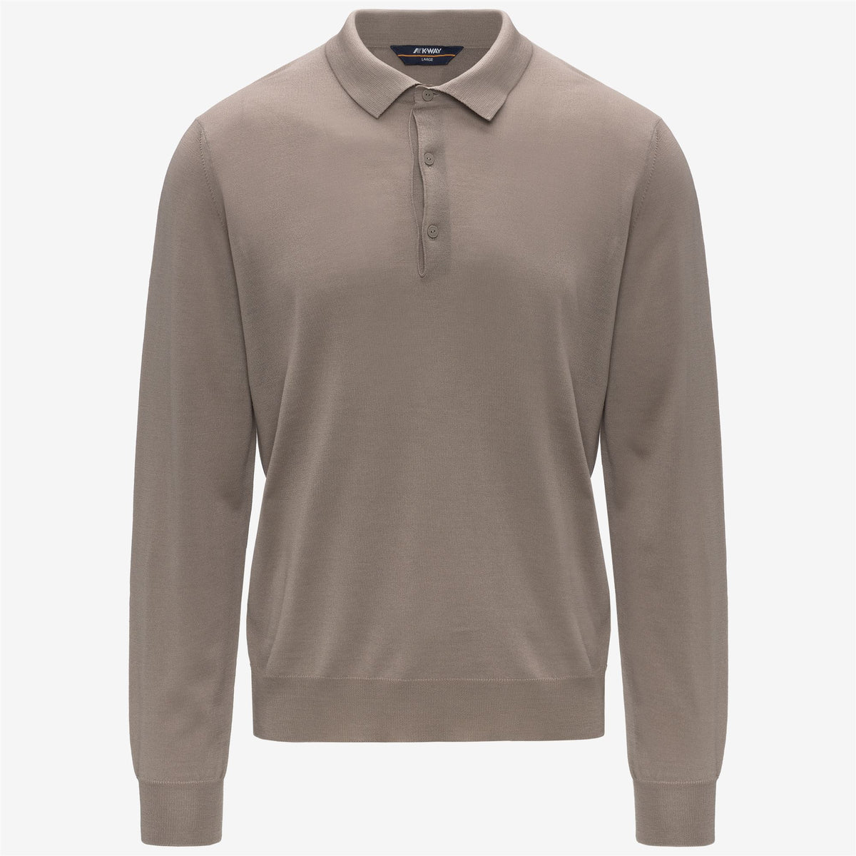 Knitwear_MAN_REY WOOL MERINO BLEND_Pull Over_Beige Taupe - Commercial 1
