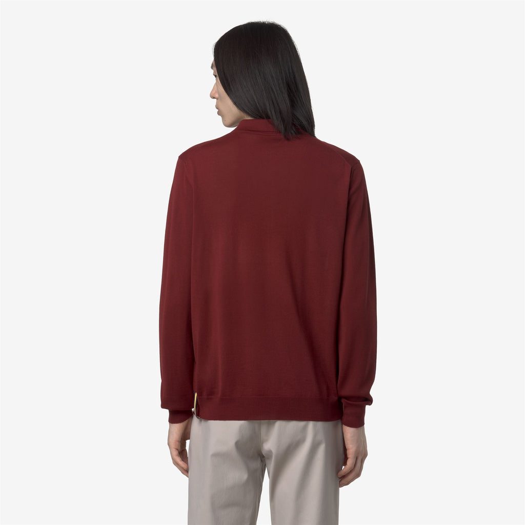 Knitwear_MAN_REY WOOL MERINO BLEND_Pull Over_Red Syrah - Commercial 6