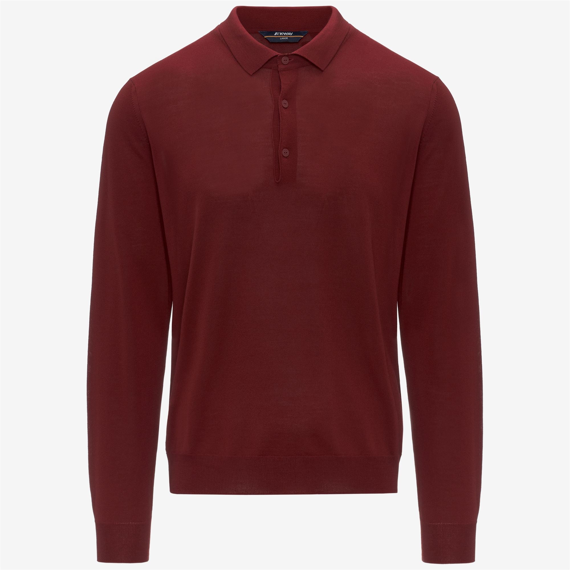 Knitwear_MAN_REY WOOL MERINO BLEND_Pull Over_Red Syrah - Commercial 1