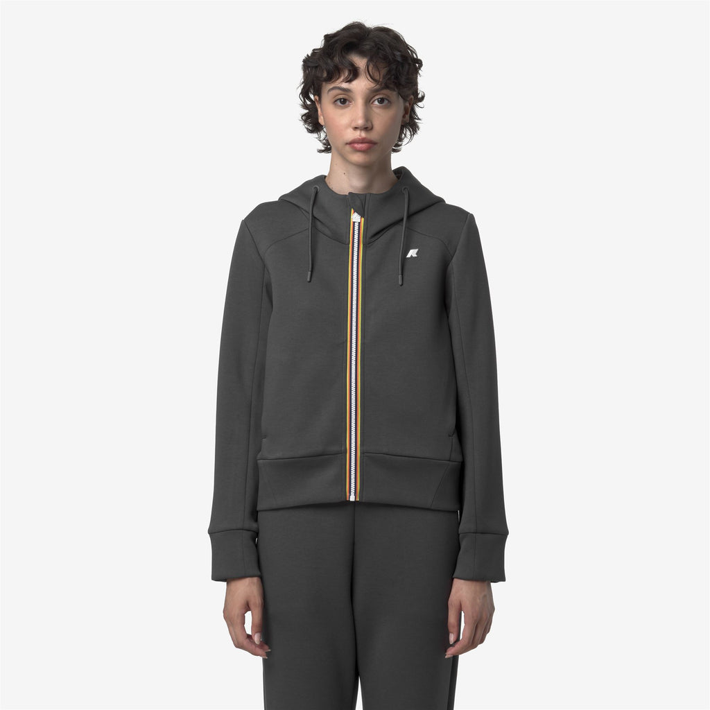 Fleece_WOMAN_DIVINE LIGHT SPACER_Jacket_Grey Shadow Dk - Commercial 4