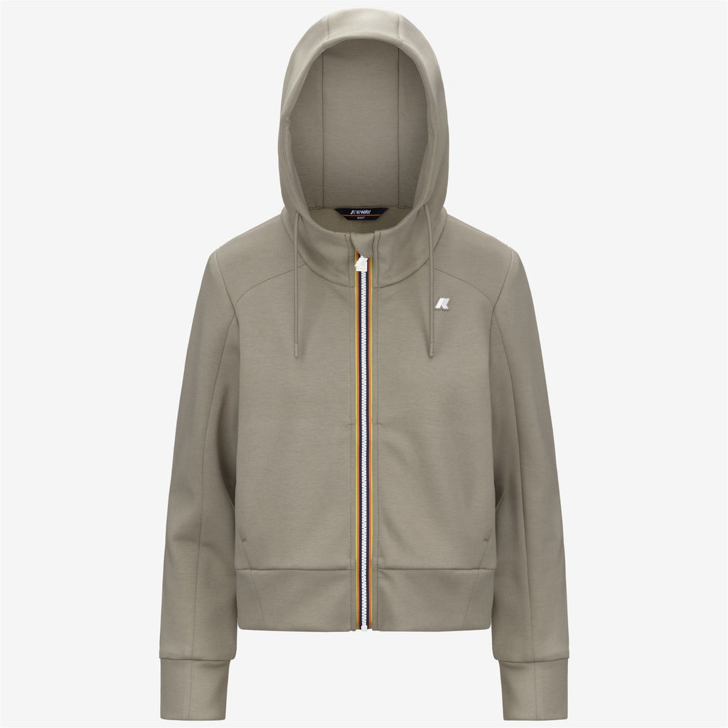 Fleece_WOMAN_DIVINE LIGHT SPACER_Jacket_Green Oak - Commercial 1
