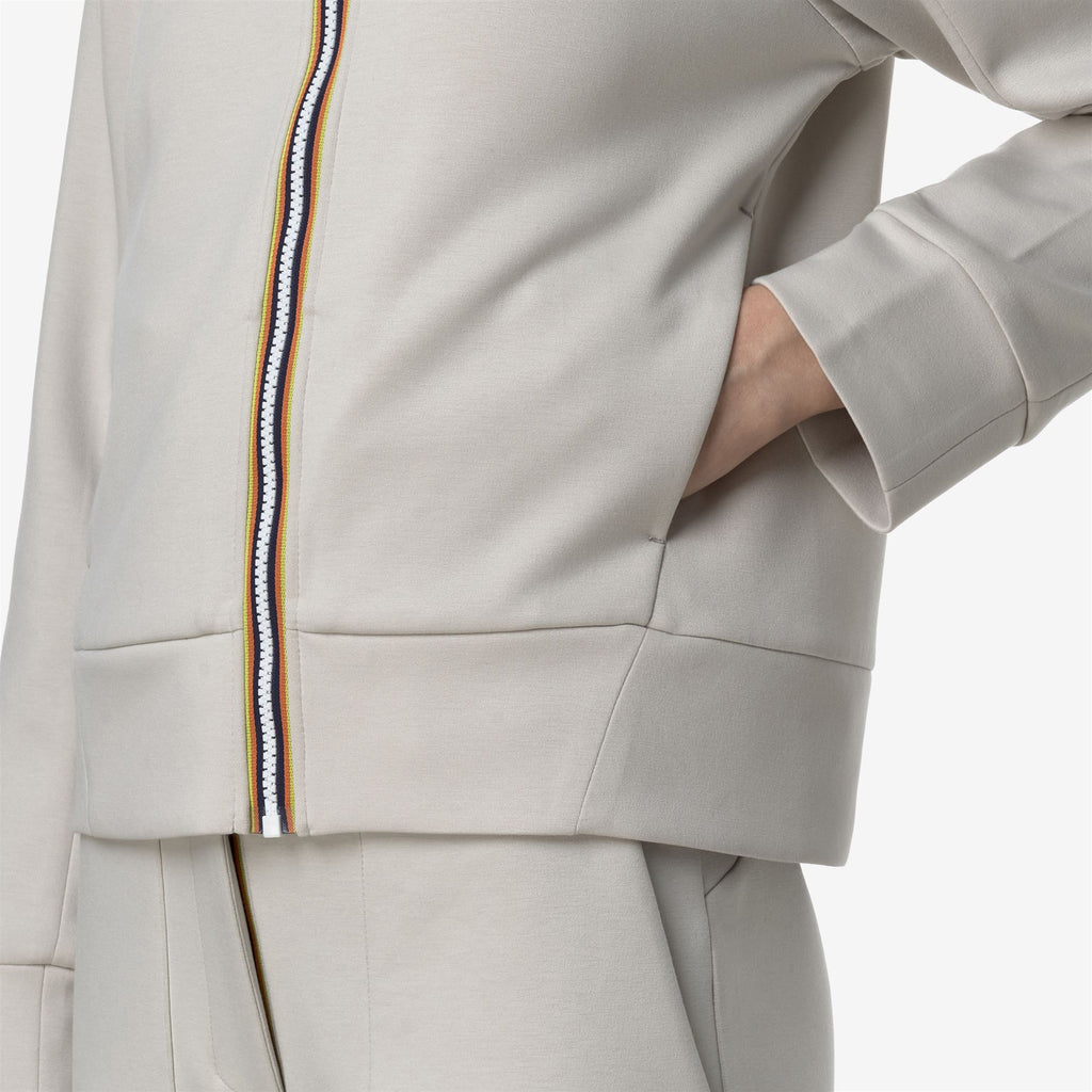 Fleece_WOMAN_DIVINE LIGHT SPACER_Jacket_BEIGE LT - Commercial 7