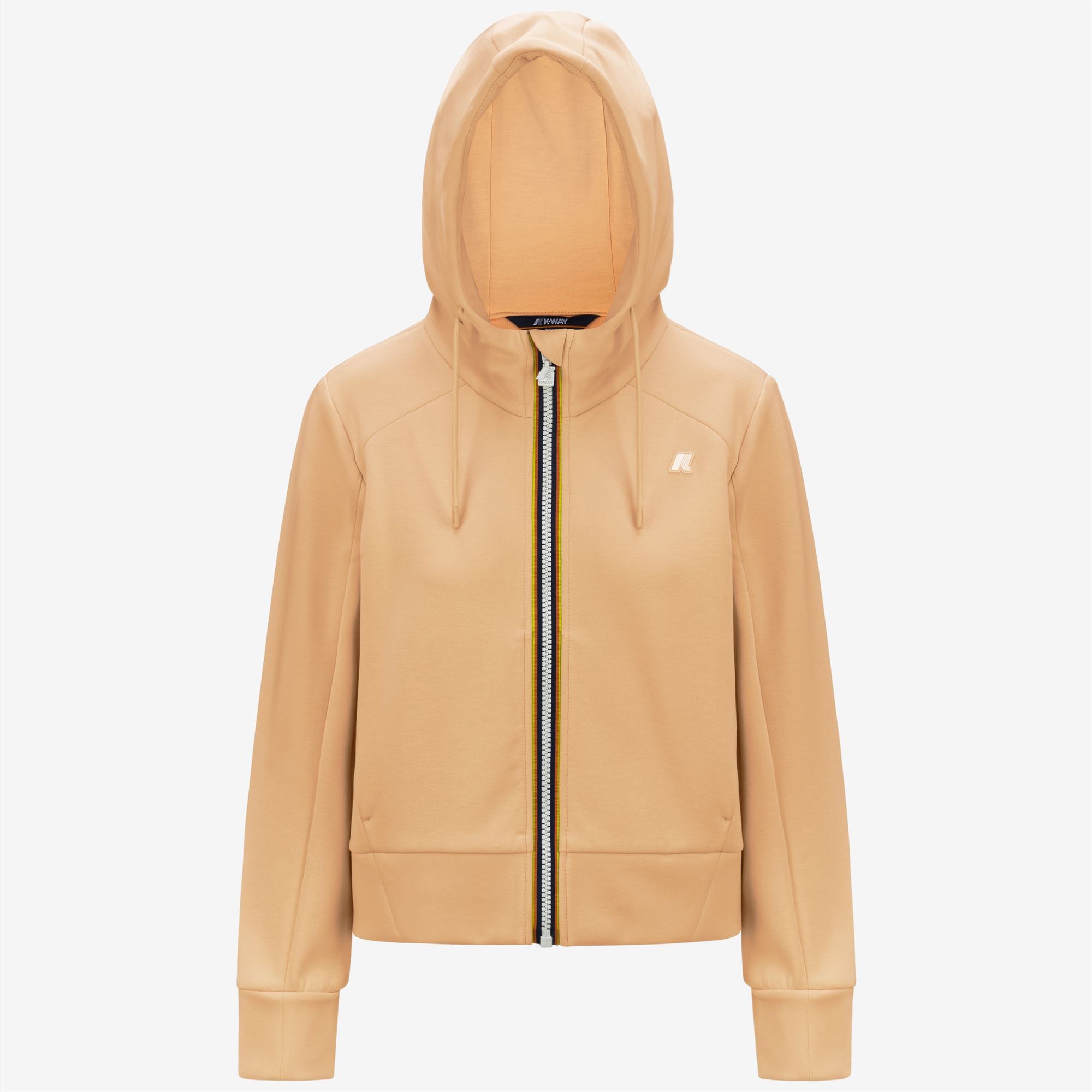 Fleece_WOMAN_DIVINE LIGHT SPACER_Jacket_Beige Sheepskin - Commercial 1