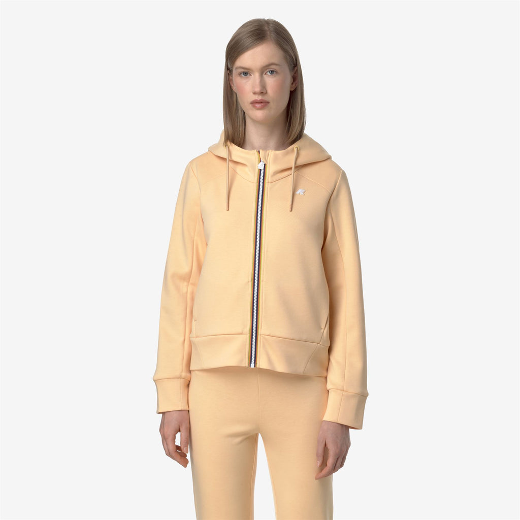 Fleece_WOMAN_DIVINE LIGHT SPACER_Jacket_Beige Sheepskin - Commercial 4