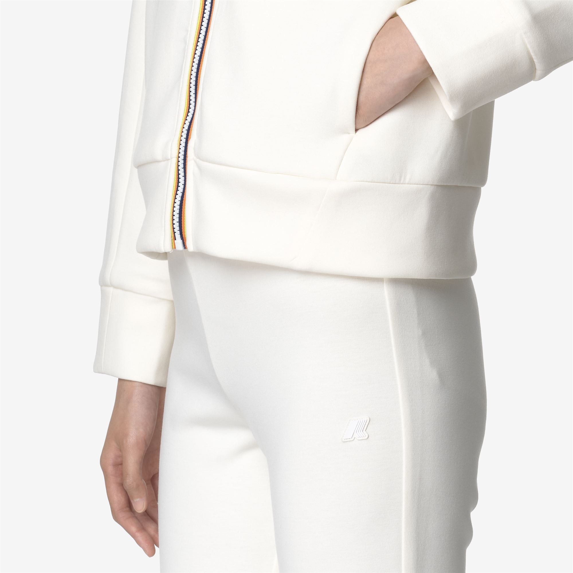 Fleece_WOMAN_DIVINE LIGHT SPACER_Jacket_White Gardenia - Commercial 7