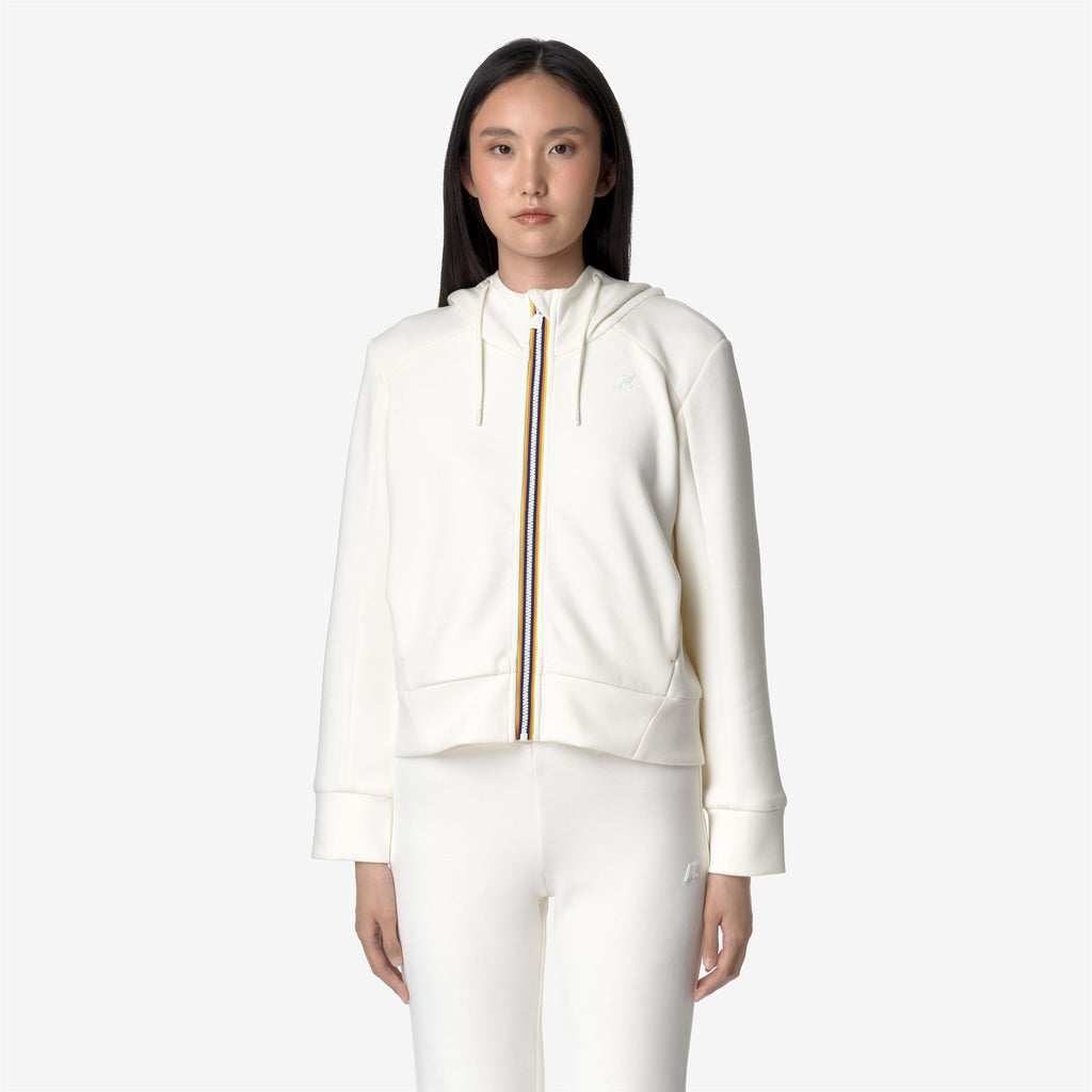 Fleece_WOMAN_DIVINE LIGHT SPACER_Jacket_White Gardenia - Commercial 4