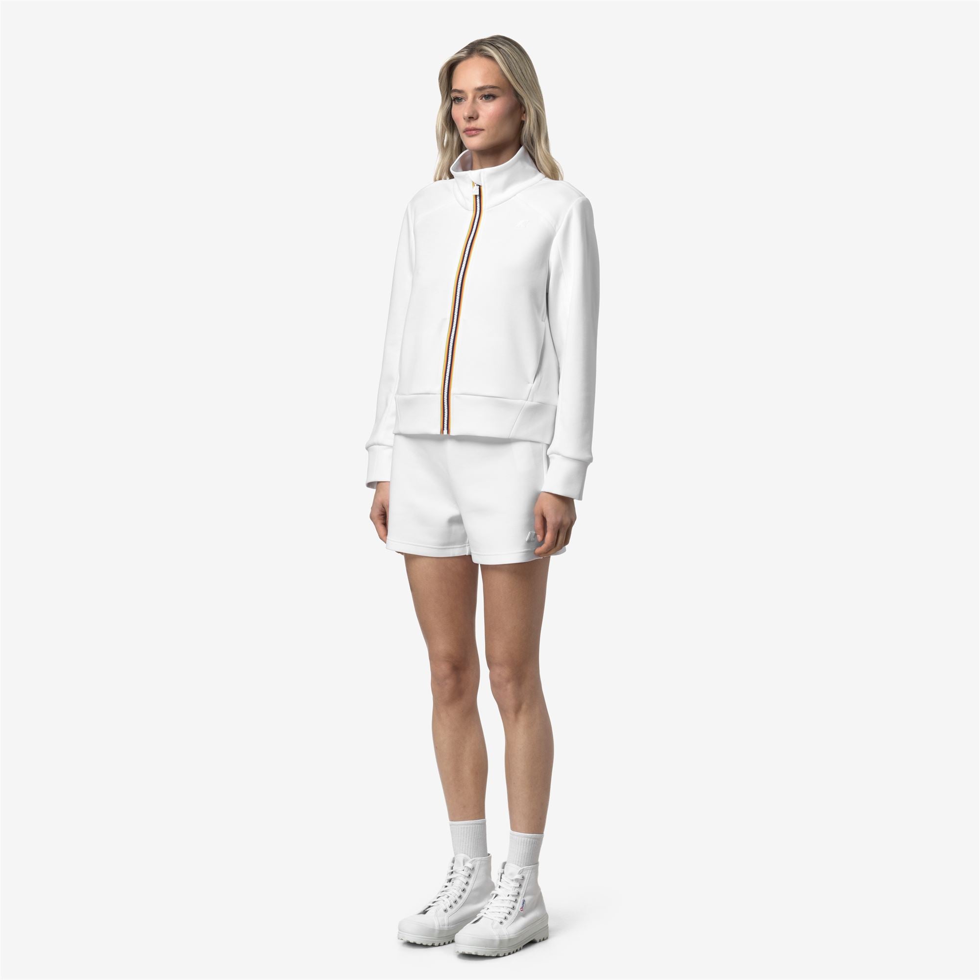 Fleece_Woman_ALARA LIGHT SPACER_Jacket_White - White - Commercial 5