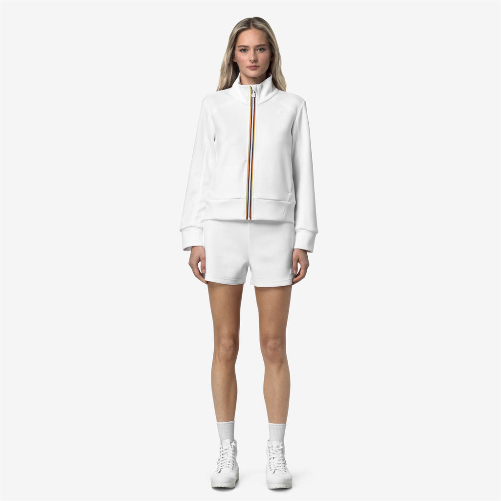 Fleece_Woman_ALARA LIGHT SPACER_Jacket_White - White - Commercial 4