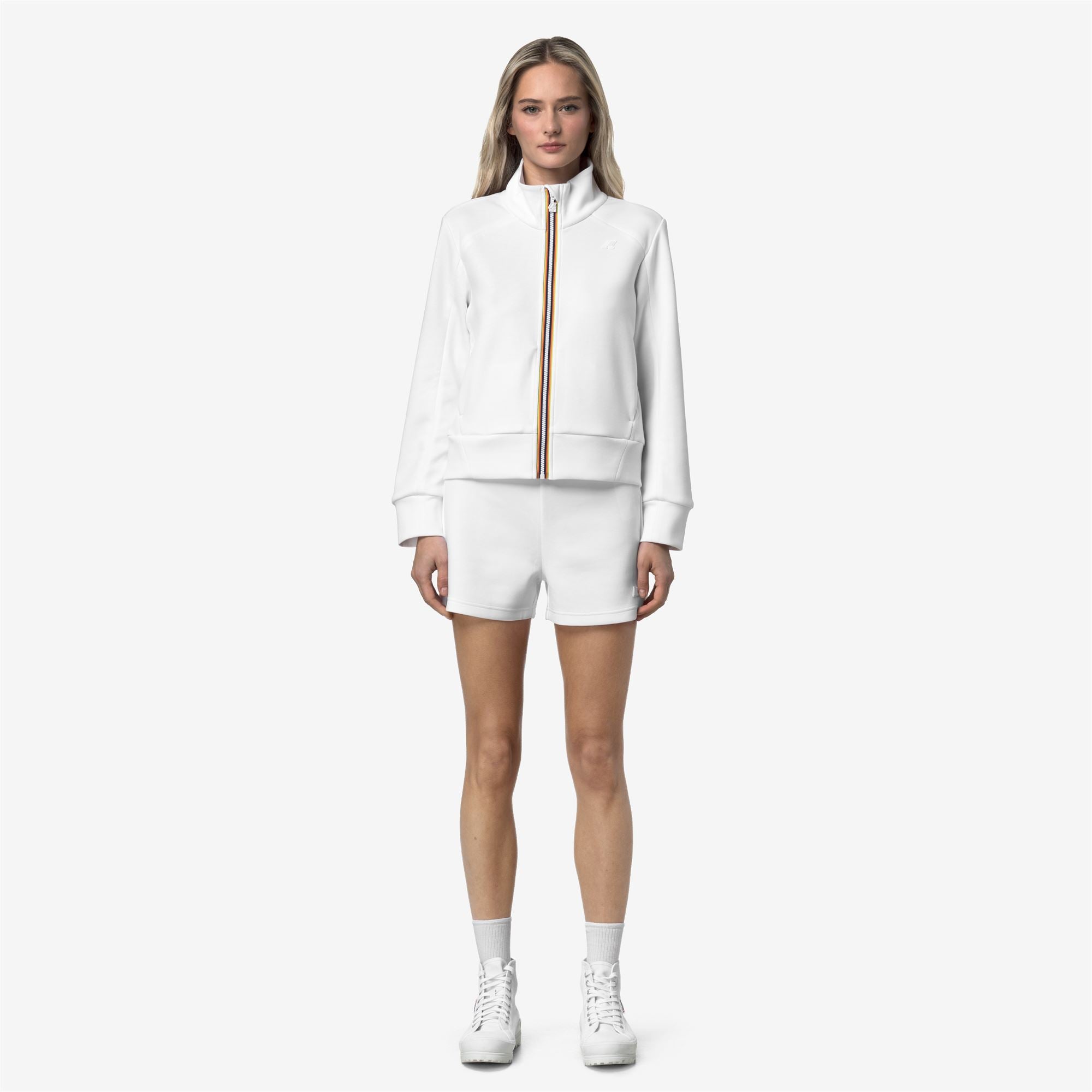Fleece_Woman_ALARA LIGHT SPACER_Jacket_White - White - Commercial 4