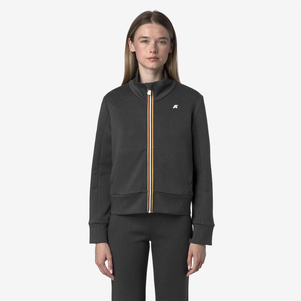 Fleece_WOMAN_ALARA LIGHT SPACER_Jacket_Grey Shadow Dk - Commercial 4