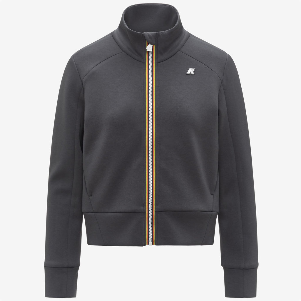 Fleece_WOMAN_ALARA LIGHT SPACER_Jacket_Grey Shadow Dk - Commercial 1