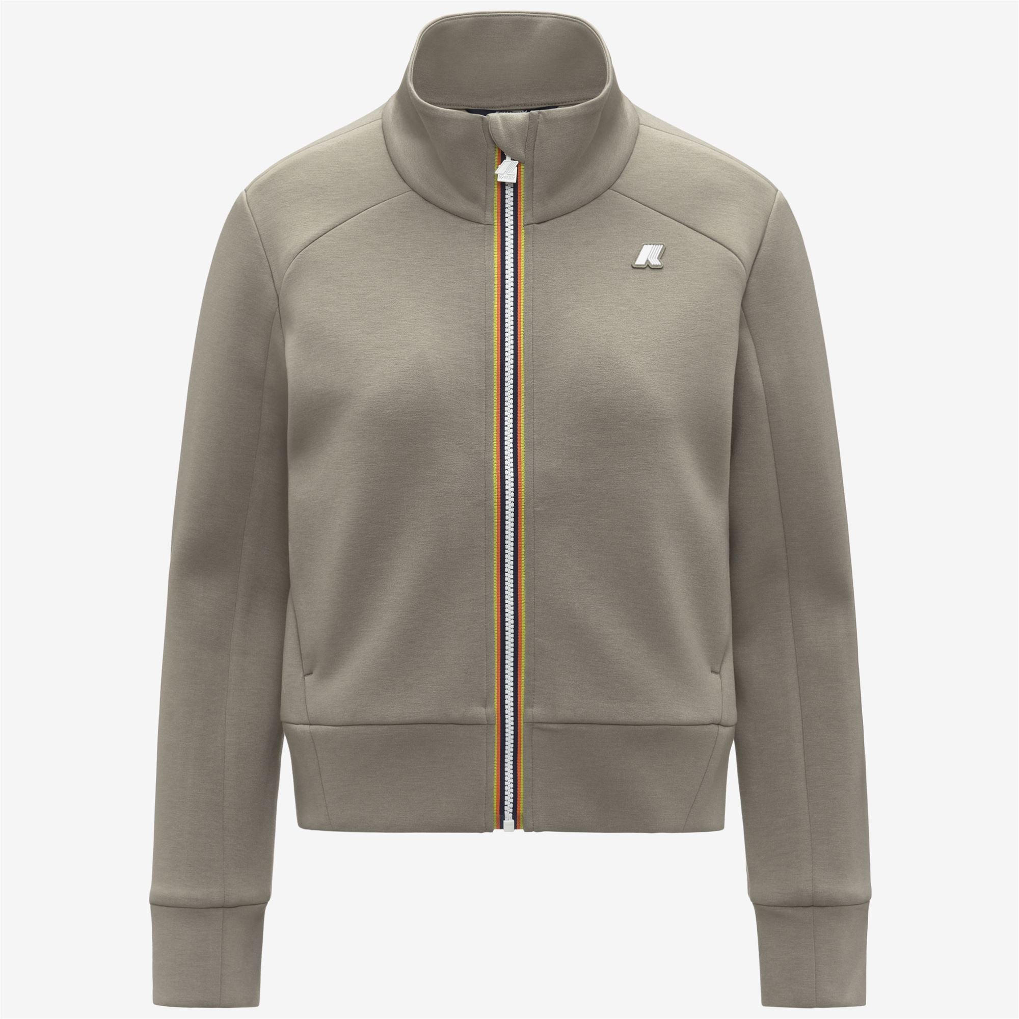 Fleece_WOMAN_ALARA LIGHT SPACER_Jacket_Green Oak - Commercial 1