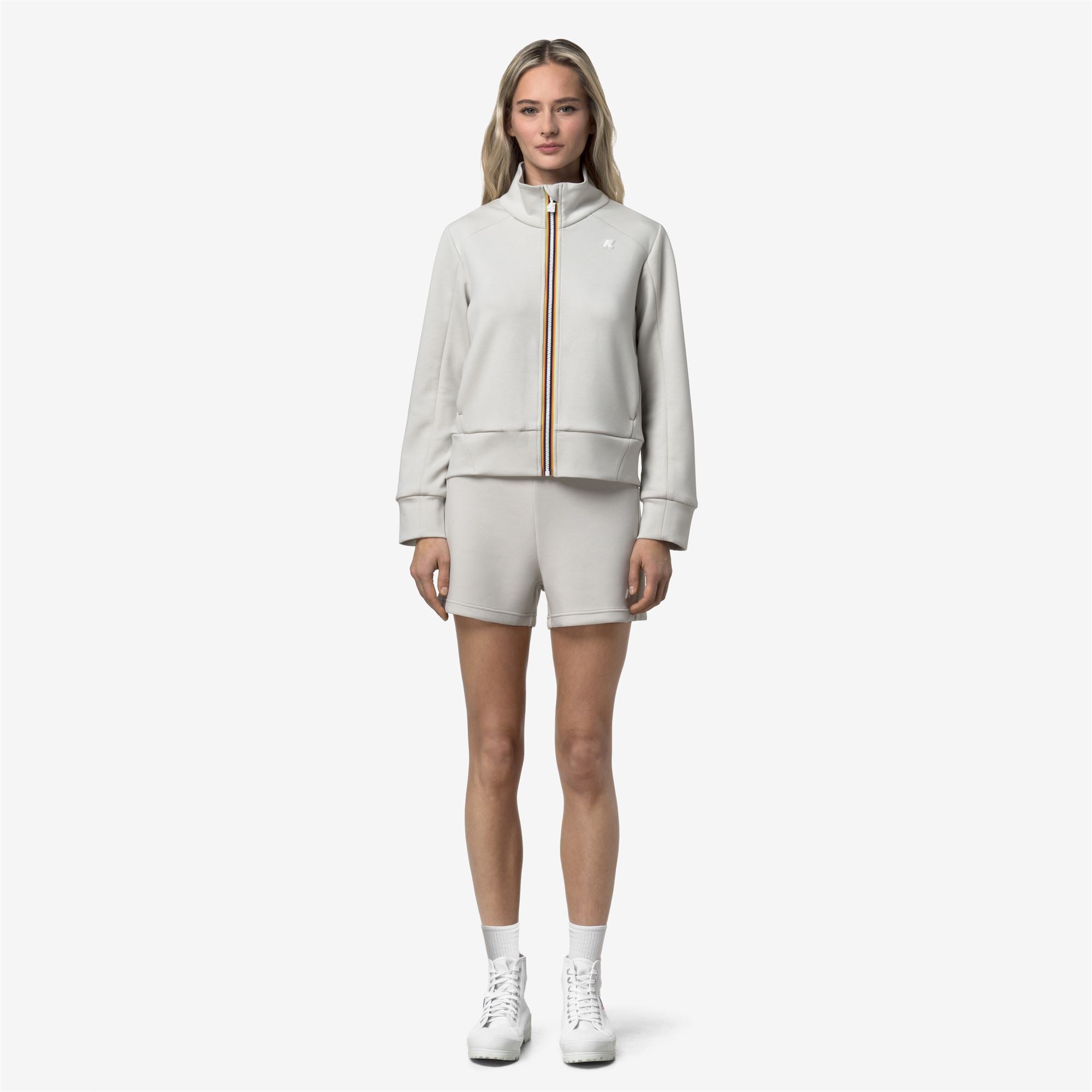 Fleece_Woman_ALARA LIGHT SPACER_Jacket_BEIGE LT - Commercial 4
