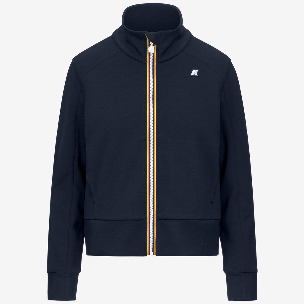 Fleece_WOMAN_ALARA LIGHT SPACER_Jacket_Blue Depth - Commercial 1