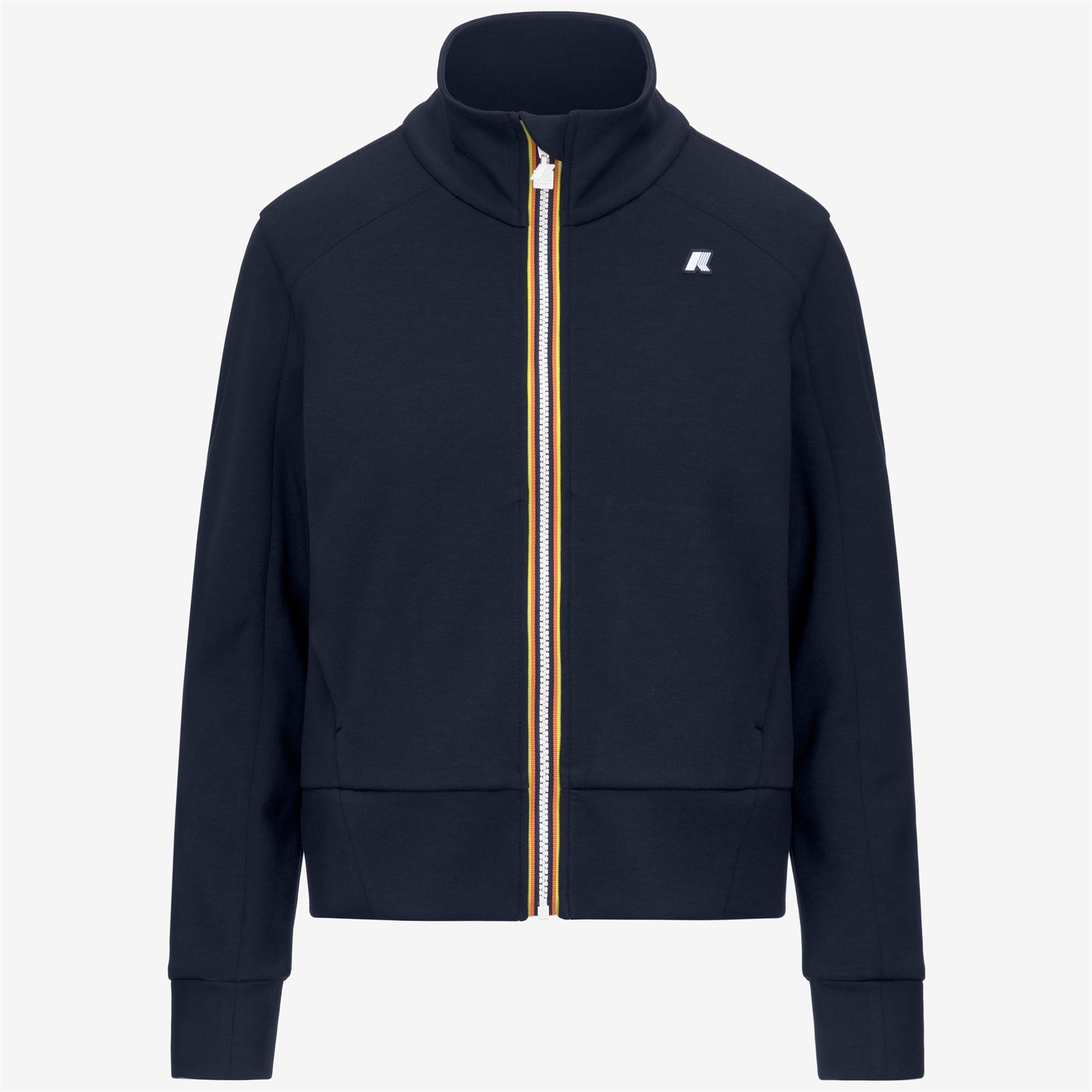 Fleece_WOMAN_ALARA LIGHT SPACER_Jacket_Blue Depth - Commercial 1