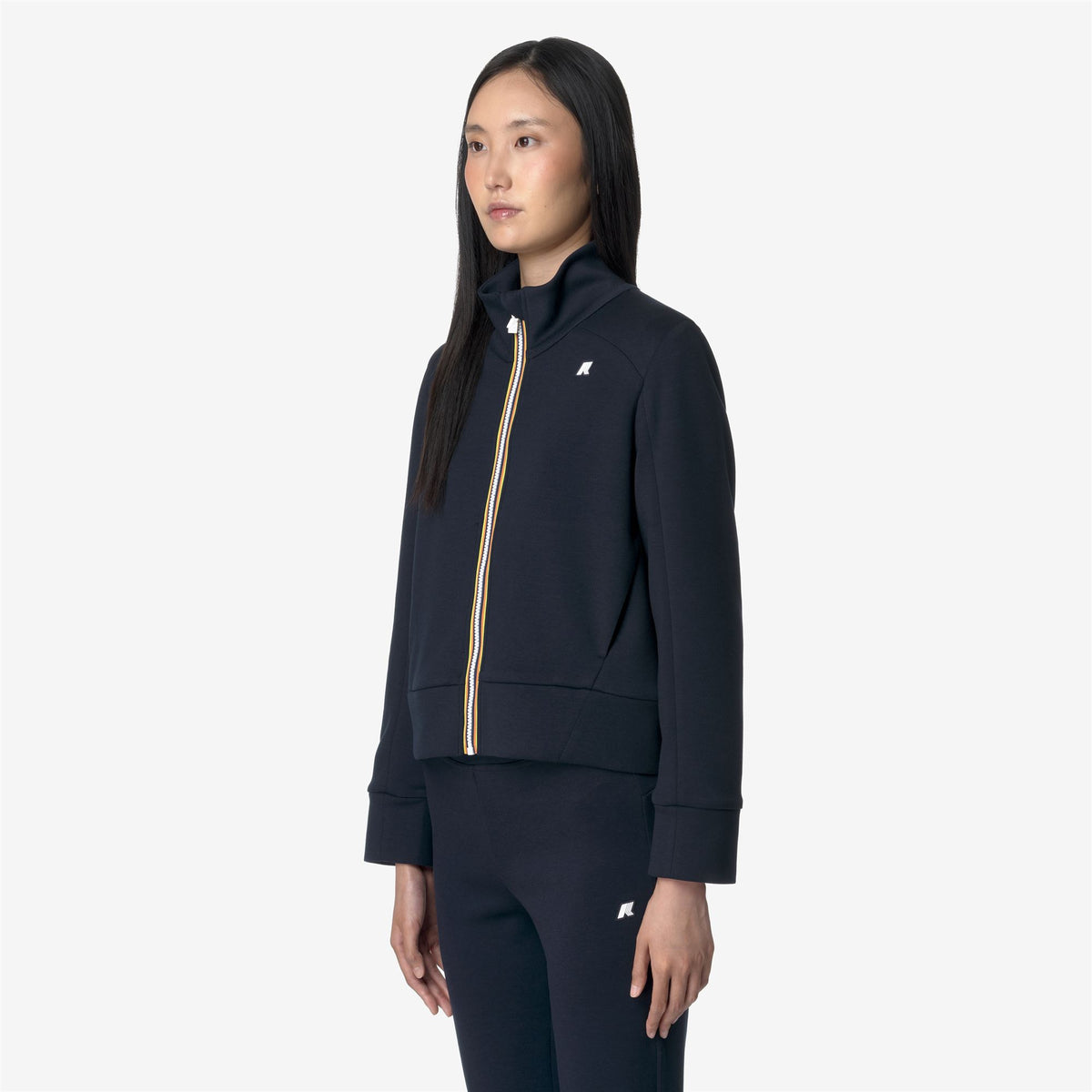 Fleece_WOMAN_ALARA LIGHT SPACER_Jacket_Blue Depth - Commercial 5