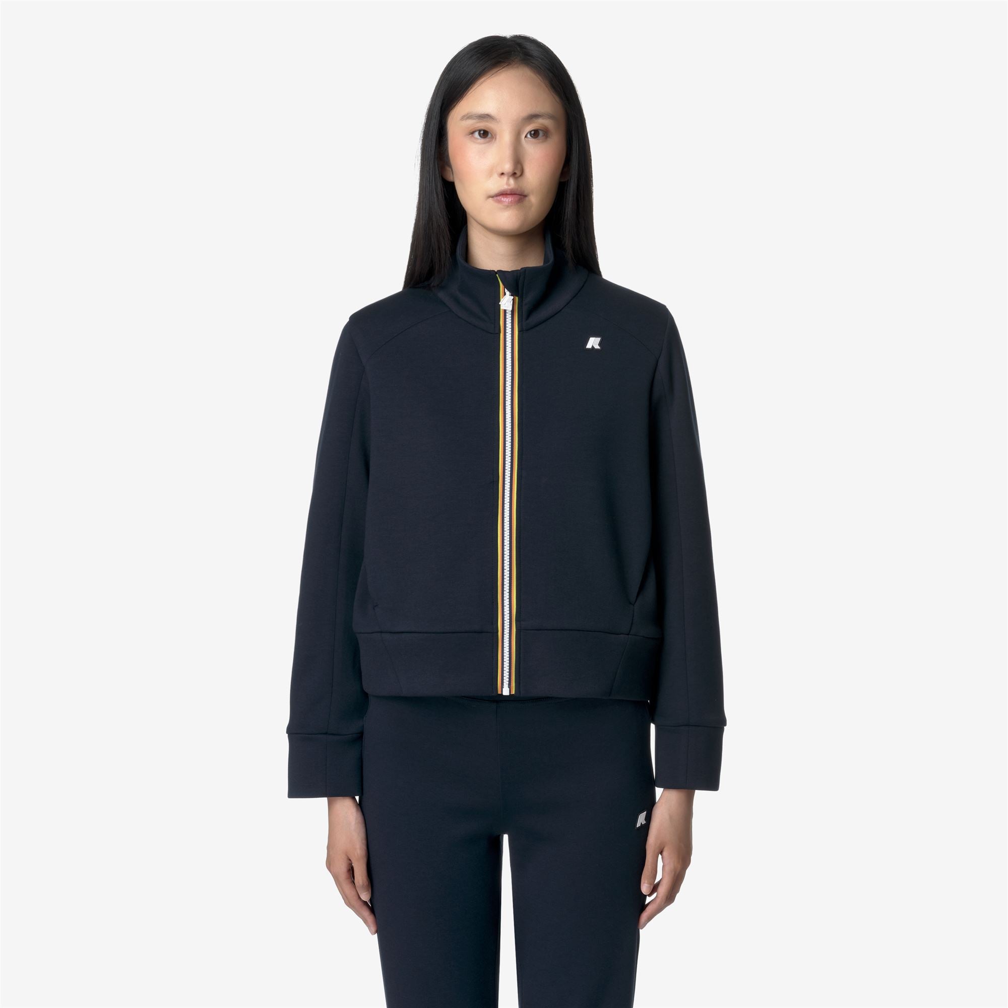 Fleece_WOMAN_ALARA LIGHT SPACER_Jacket_Blue Depth - Commercial 4