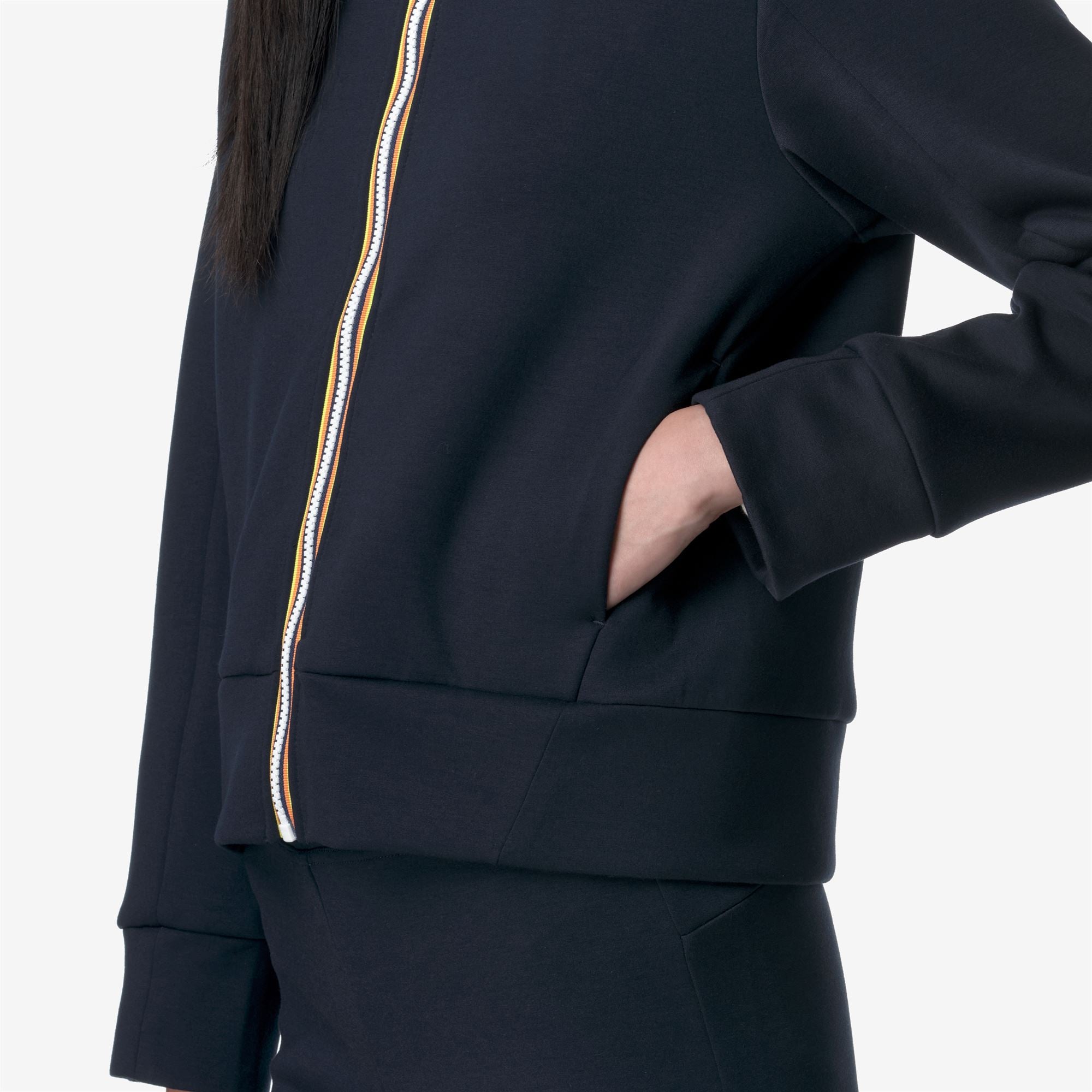 Fleece_WOMAN_ALARA LIGHT SPACER_Jacket_Blue Depth - Commercial 7