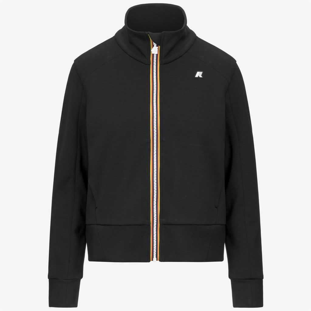 Fleece_WOMAN_ALARA LIGHT SPACER_Jacket_Black Pure - Commercial 1