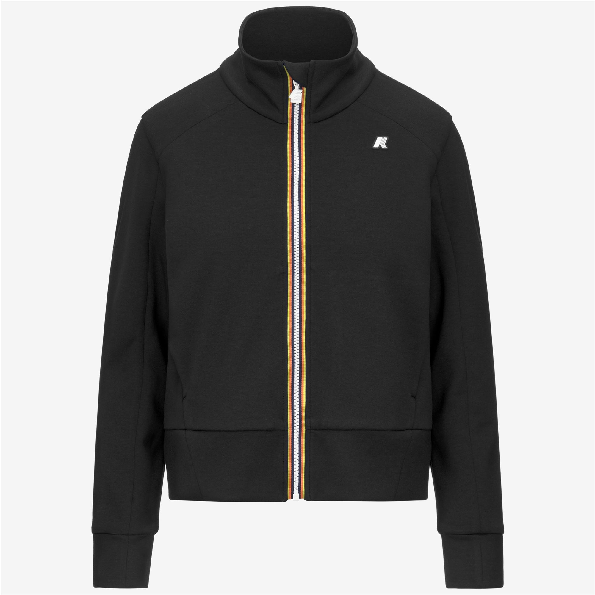 Fleece_WOMAN_ALARA LIGHT SPACER_Jacket_Black Pure - Commercial 1