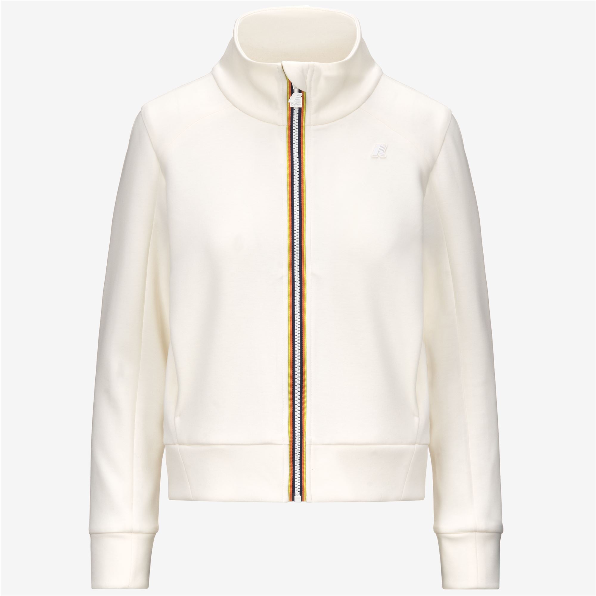 Fleece_WOMAN_ALARA LIGHT SPACER_Jacket_White Gardenia - Commercial 1