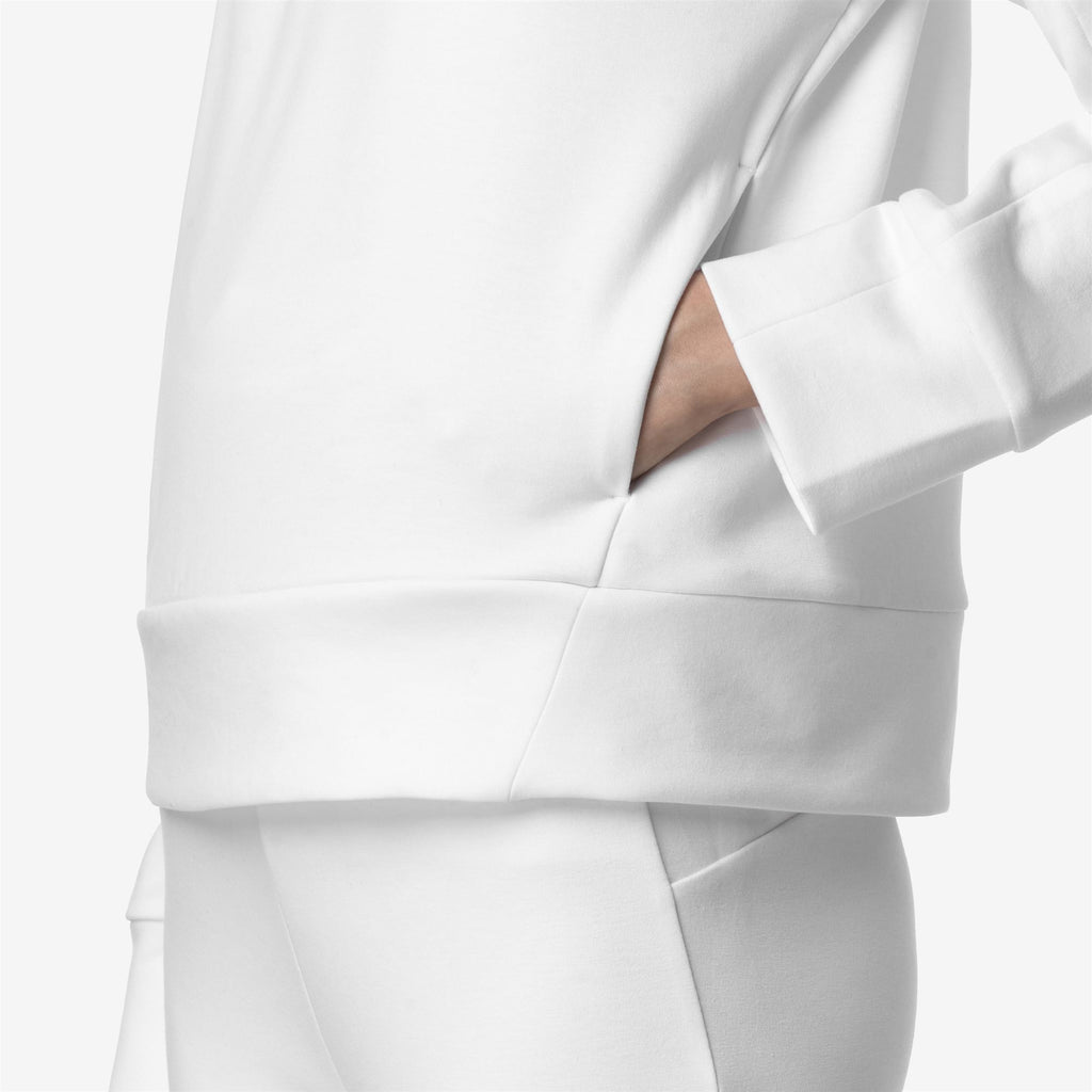 Fleece_WOMAN_LOUEN LIGHT SPACER_Jumper_White - Commercial 7